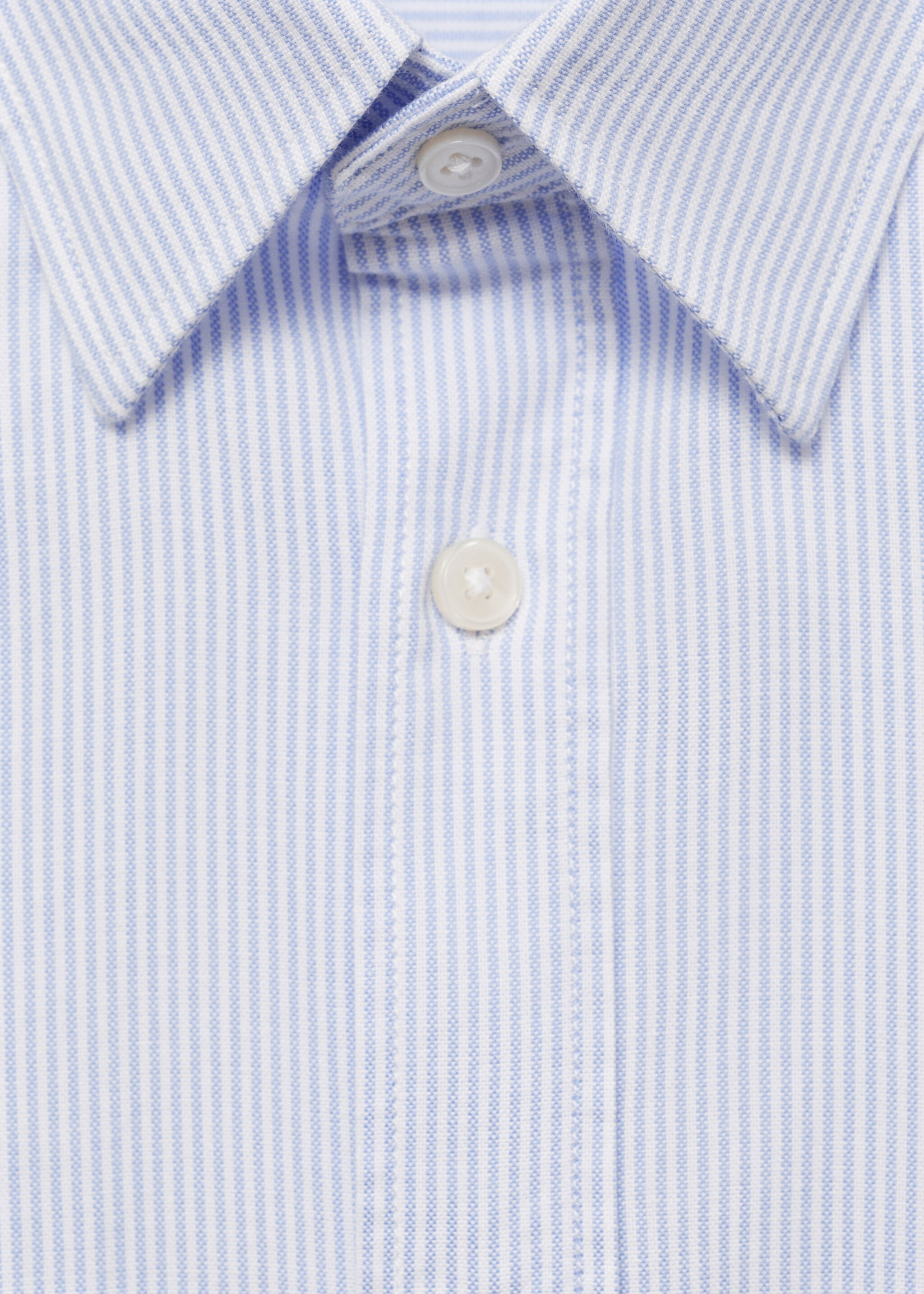 Hemd aus 100 % Baumwolle mit Kodakstreifen - Detail des Artikels 8, Blau. Ref: 87000603-00.