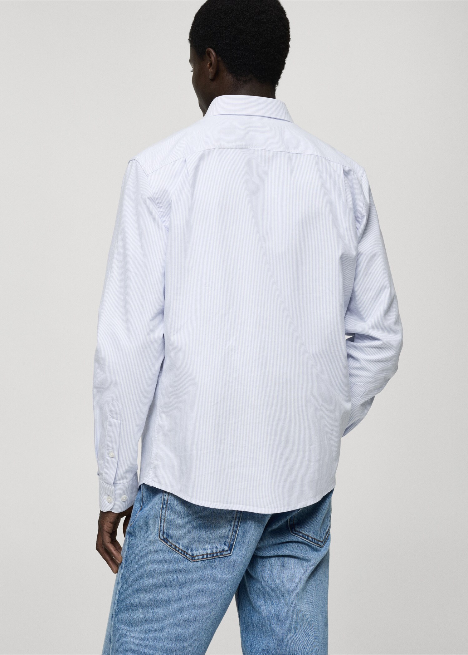 100% cotton kodak striped shirt - Reverse of the article