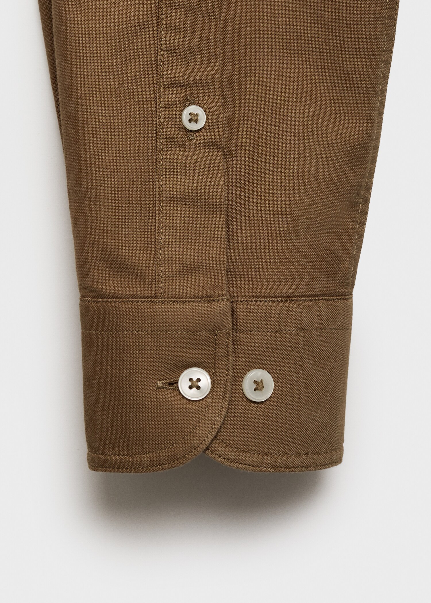 100% cotton Oxford shirt - Details of the article 0