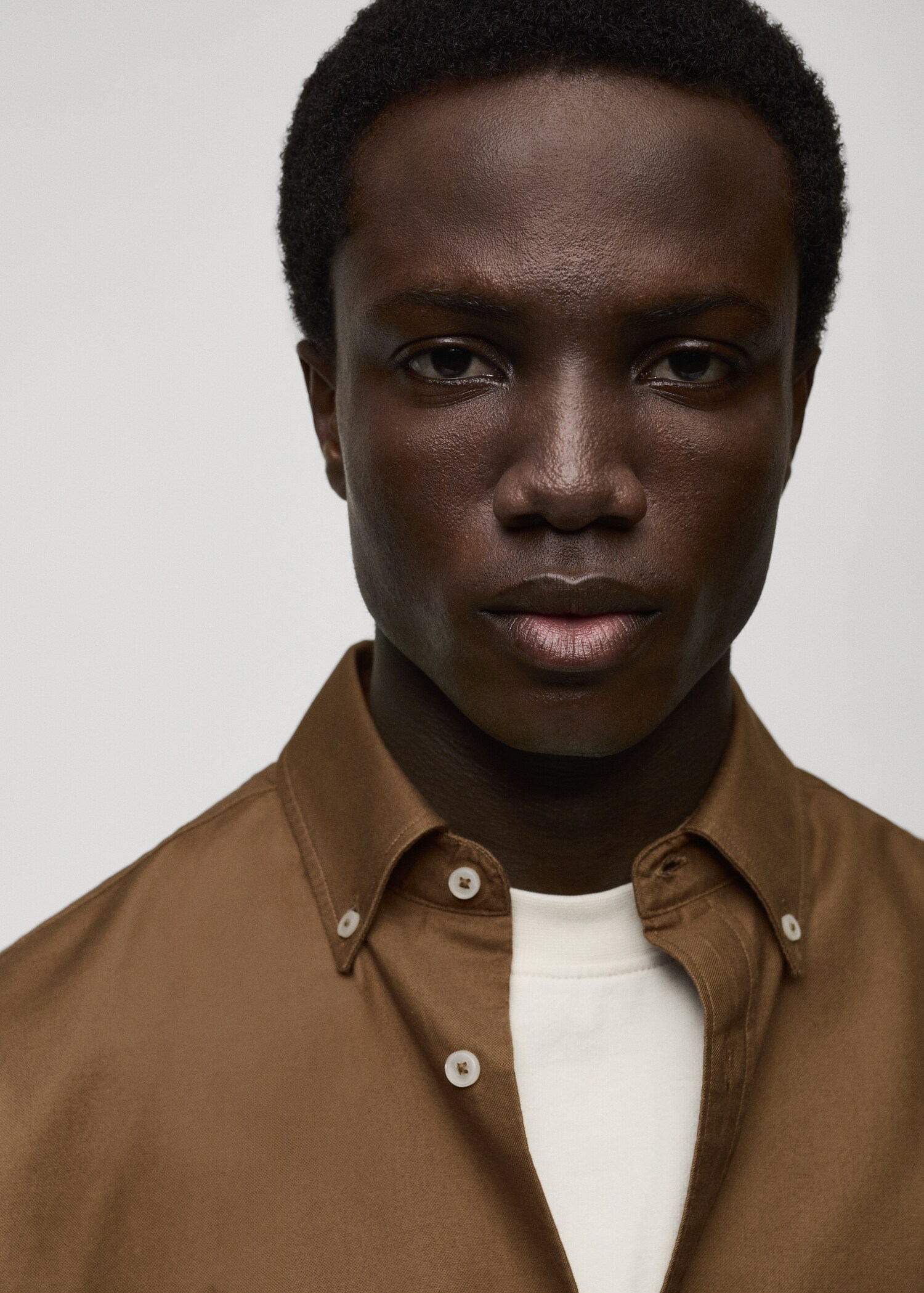 100% cotton Oxford shirt - Details of the article 1