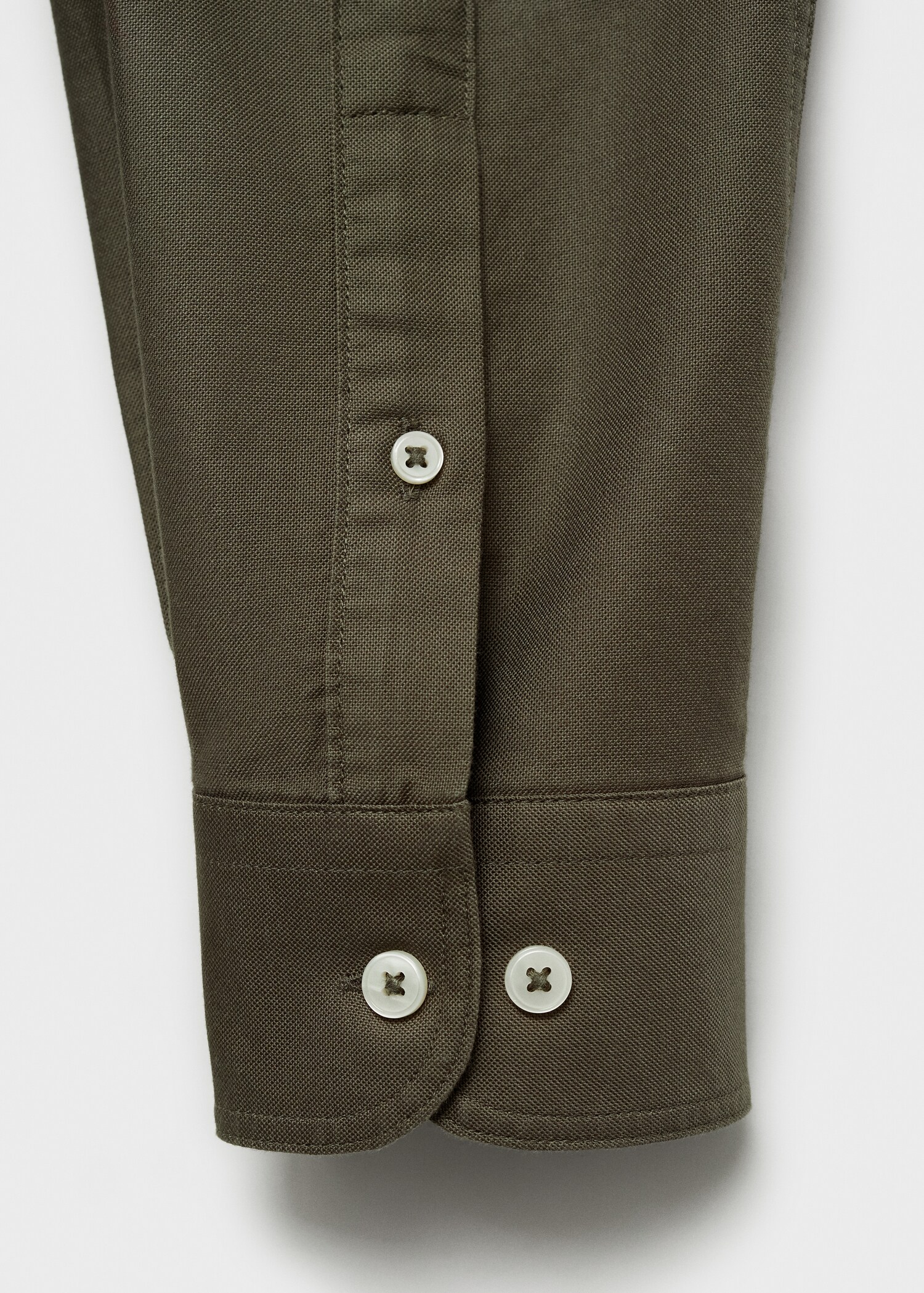 100% cotton Oxford shirt - Details of the article 0