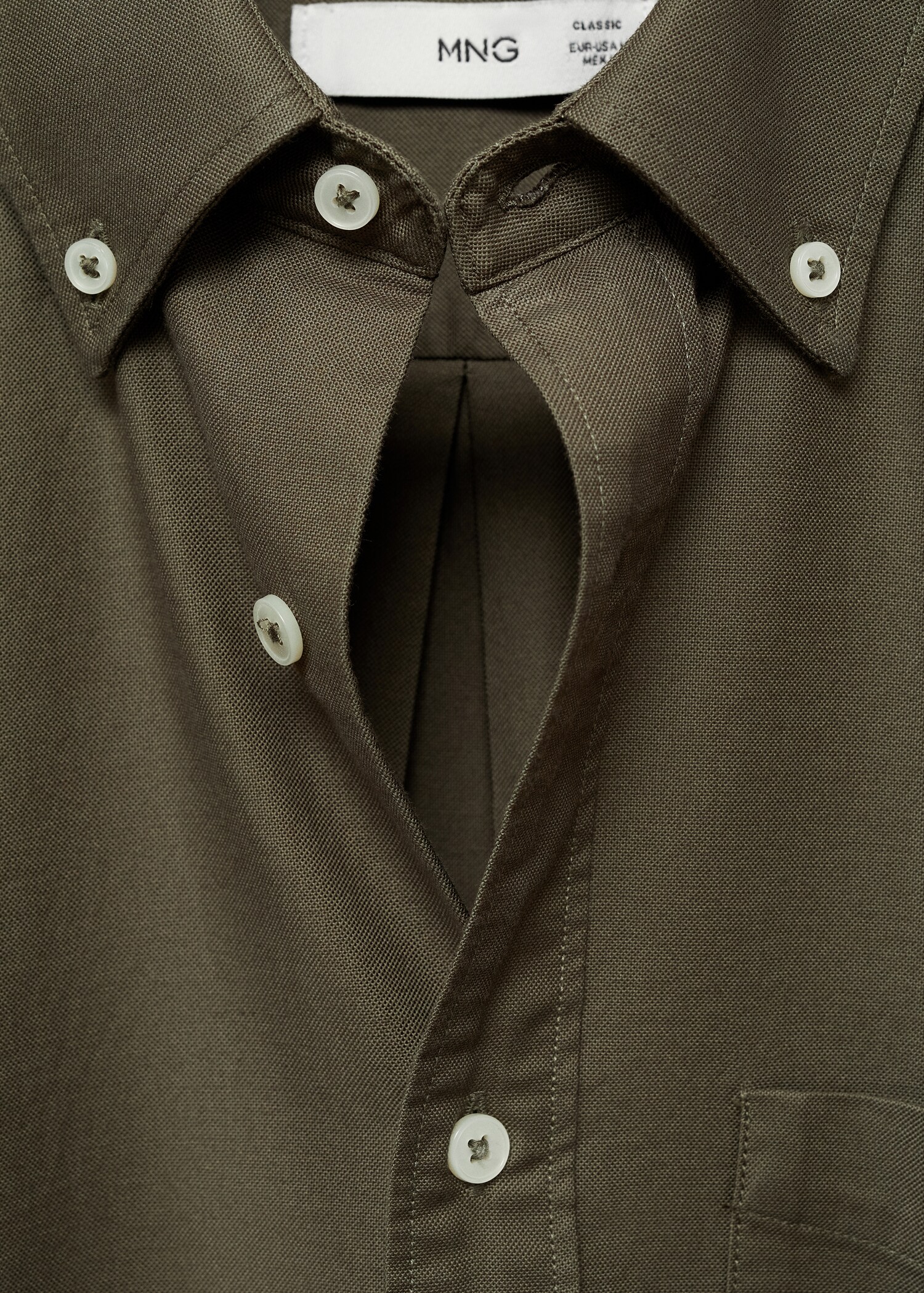 100% cotton Oxford shirt - Details of the article 8