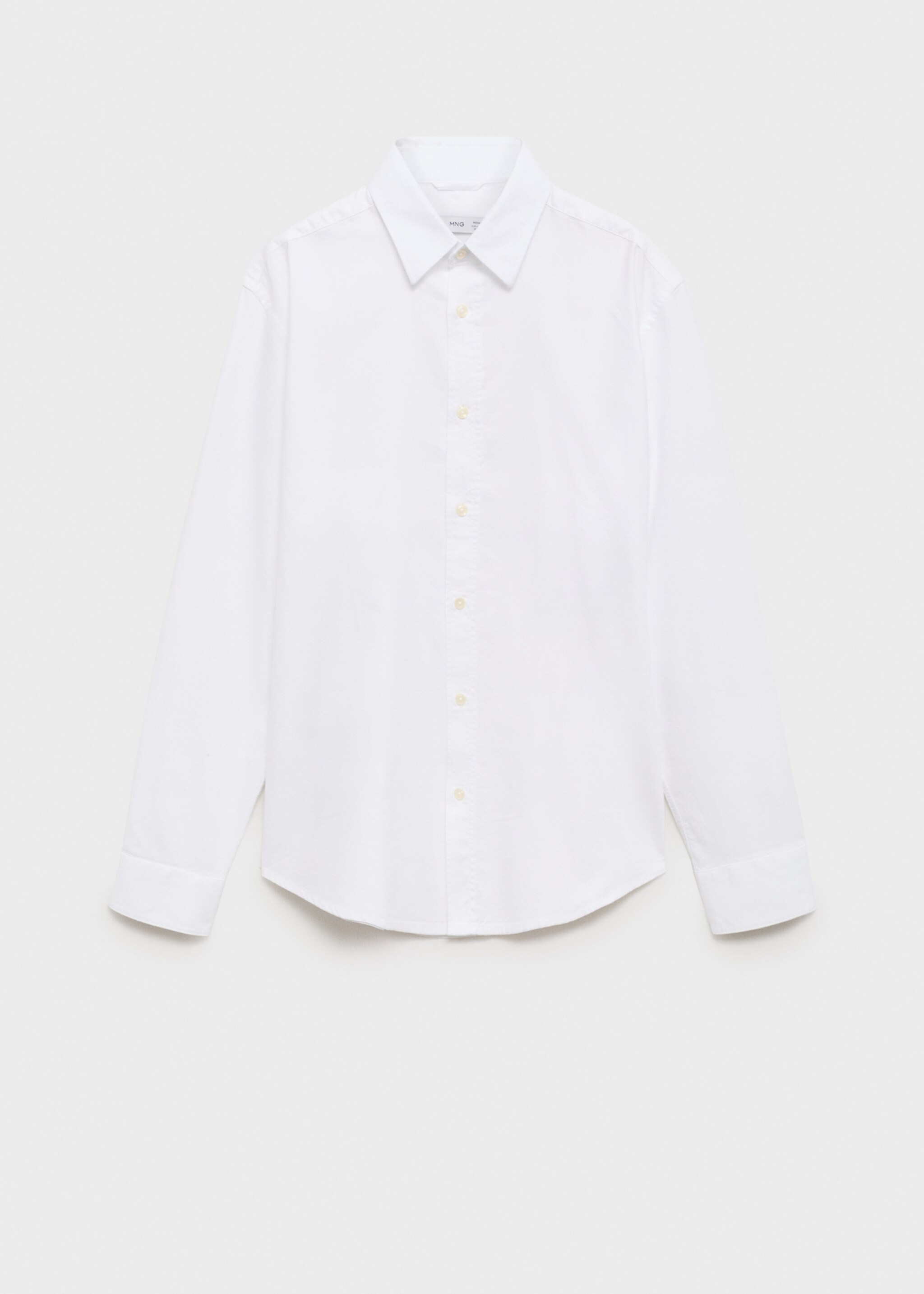 Chemise oxford 100 % coton - Article sans modèle, Blanc. Ref: 87000605-00.