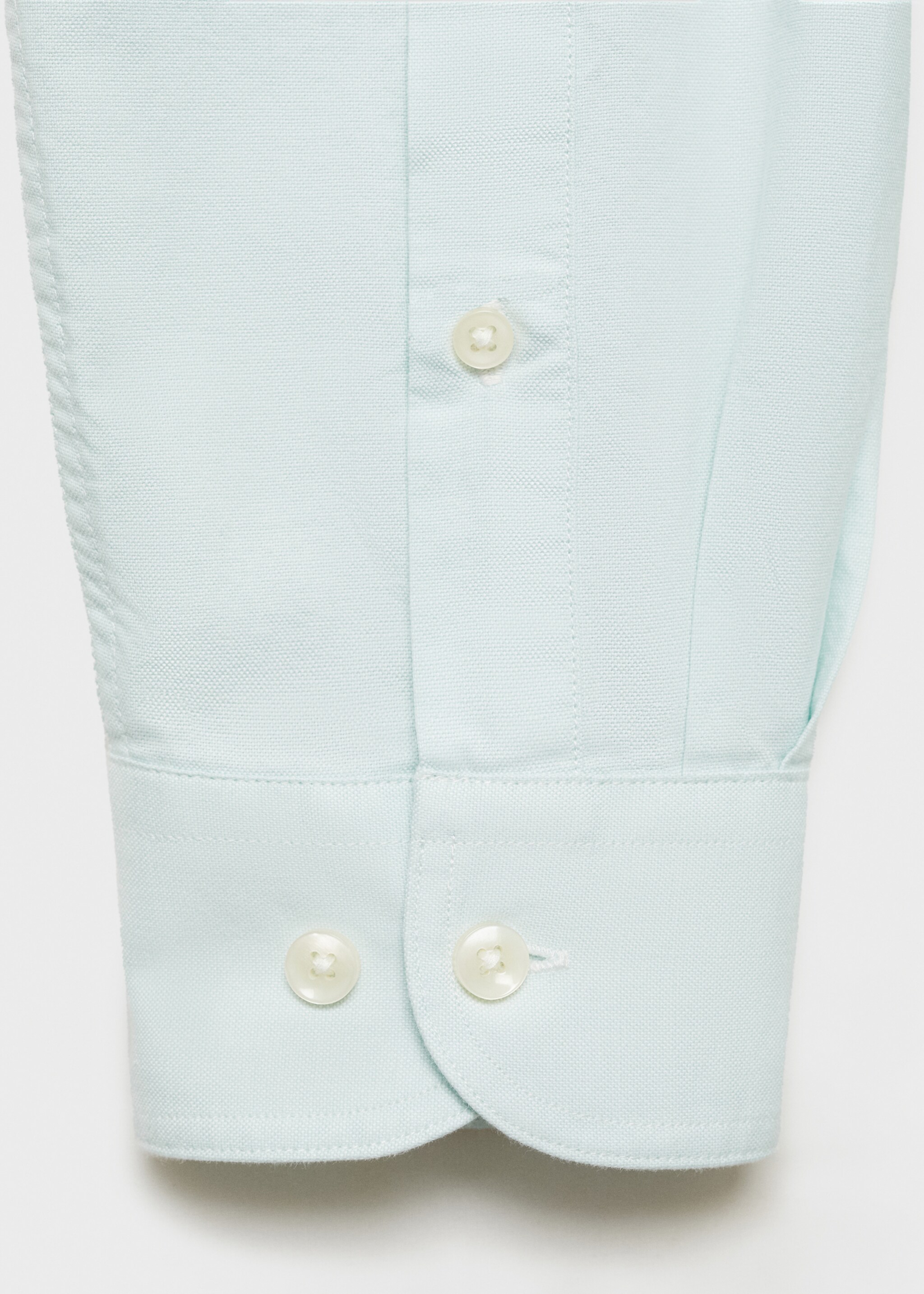 Chemise oxford 100 % coton - Détail de l'article 0, Vert pastel. Ref: 87000605-00.