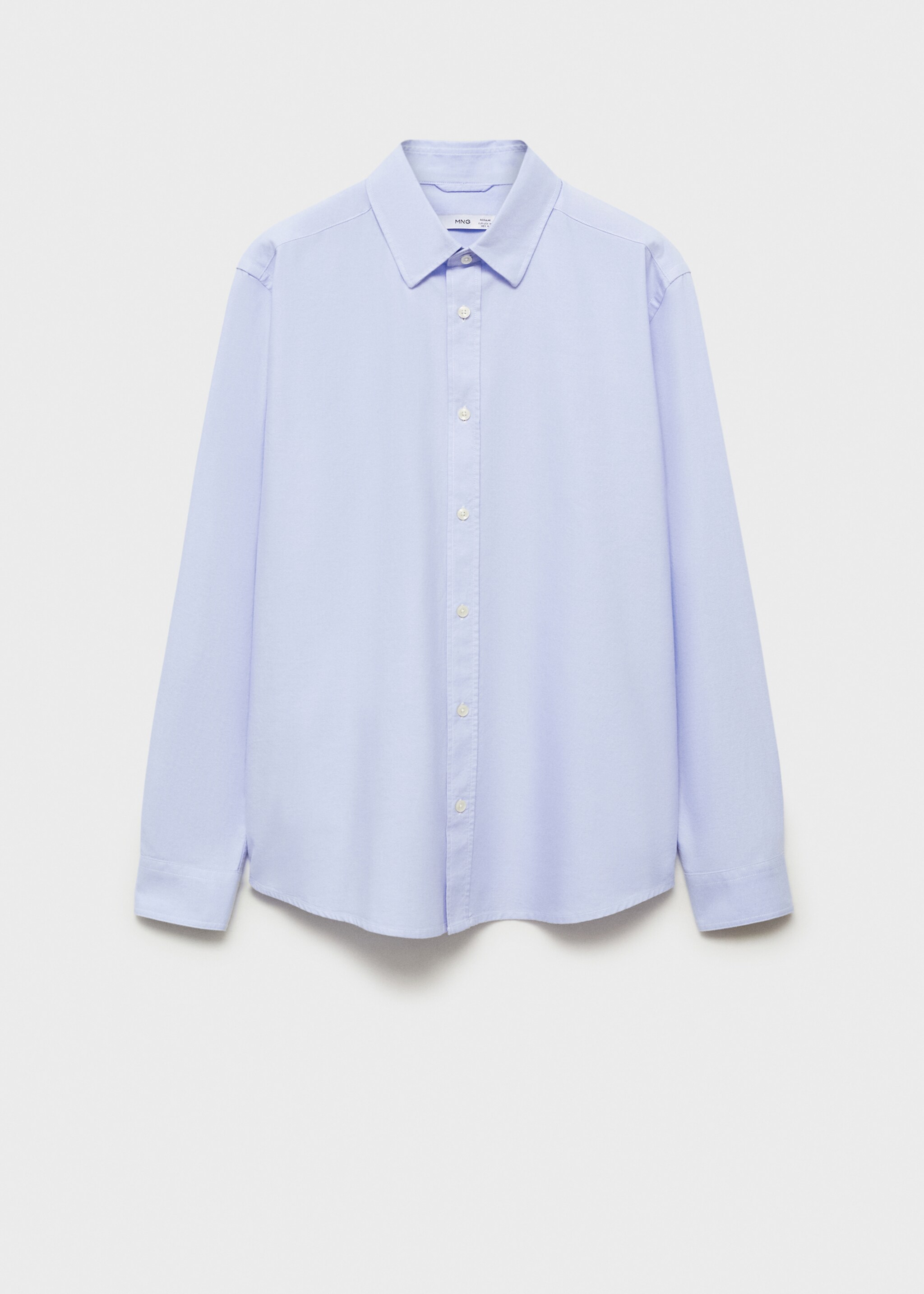 Chemise oxford 100 % coton - Article sans modèle, Bleu ciel. Ref: 87000605-00.