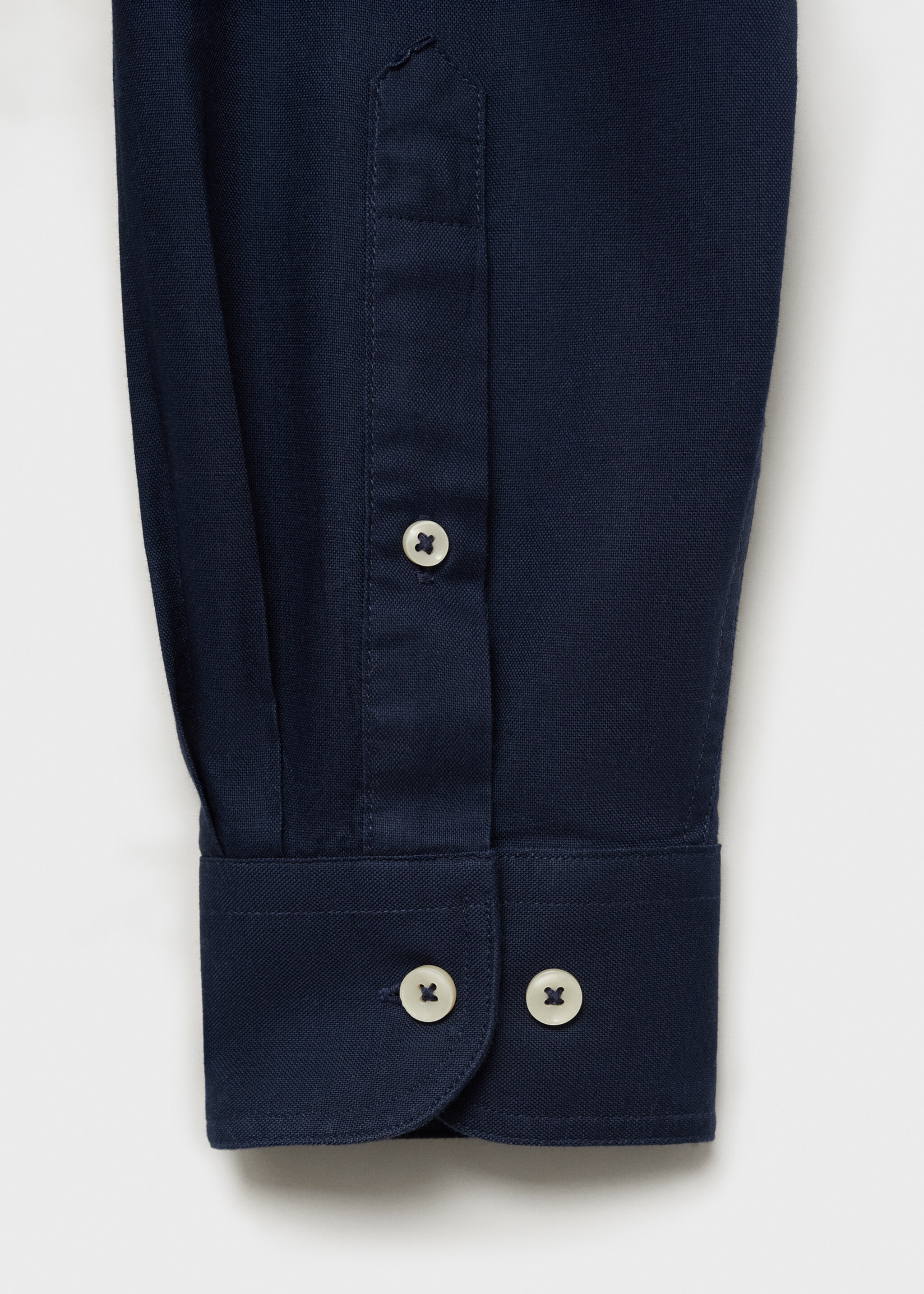 Chemise oxford 100 % coton - Détail de l'article 0, Bleu marine foncé. Ref: 87000605-00.