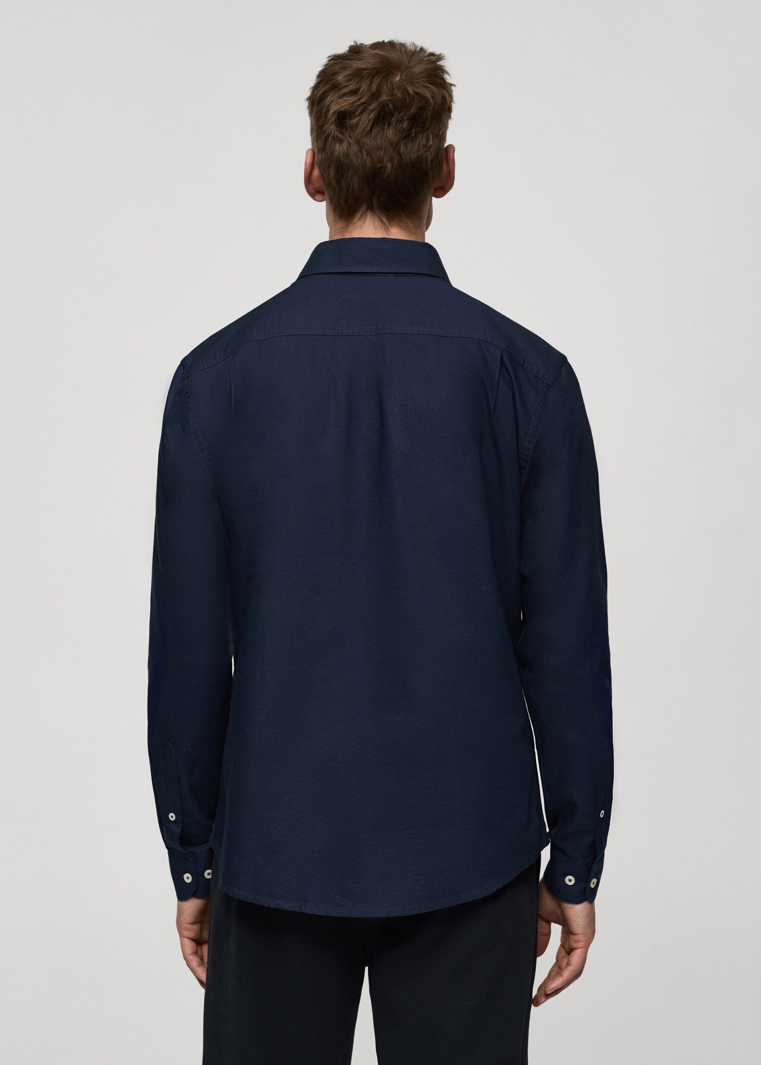 Chemise oxford 100 % coton - Verso de l’article