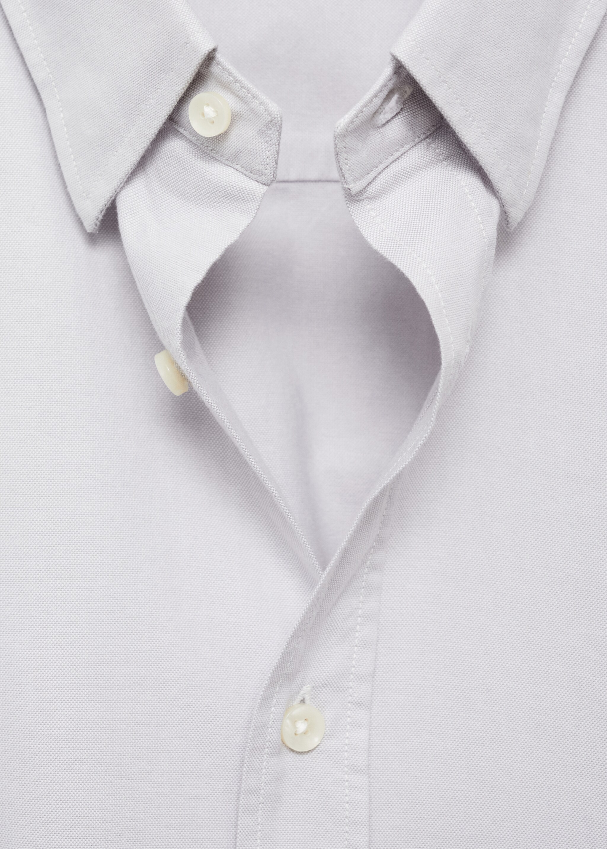 Chemise oxford 100 % coton - Détail de l'article 8, Gris. Ref: 87000605-00.