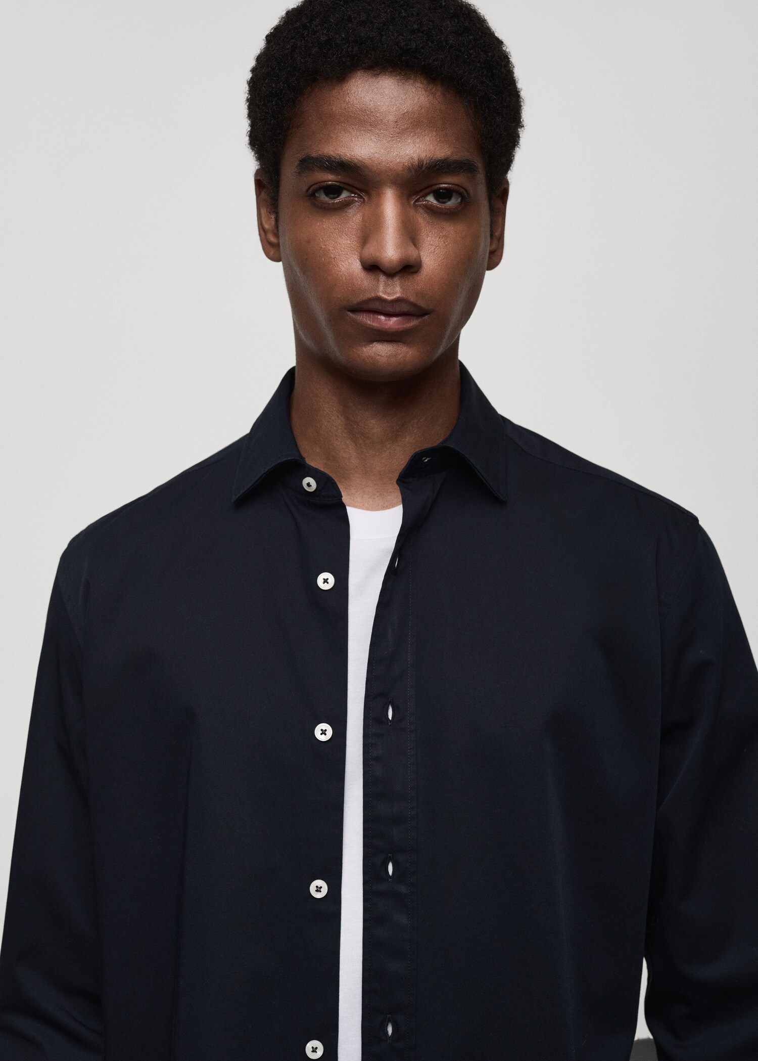 100% cotton regular fit shirt - Details of the article 1