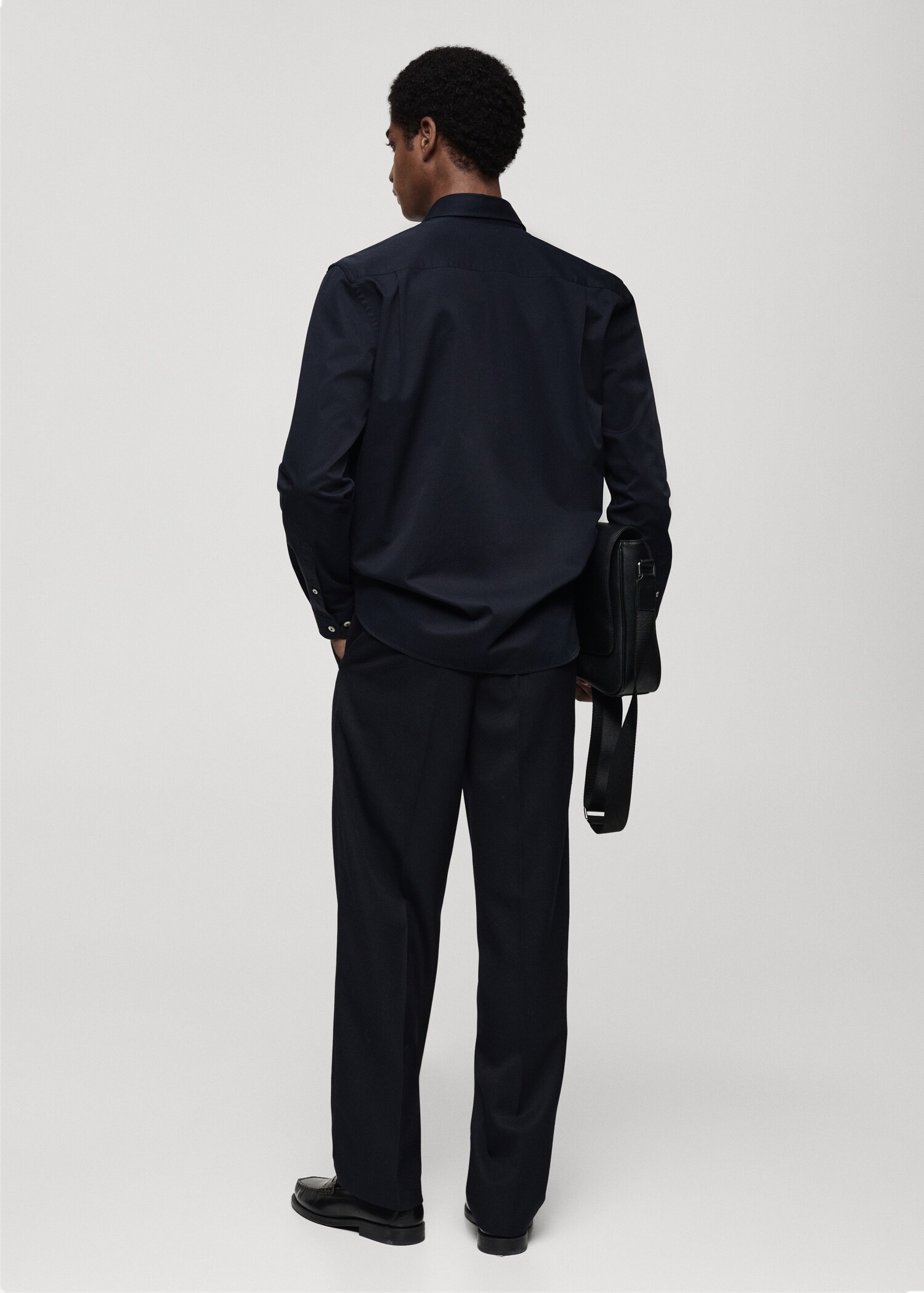 100% cotton regular fit shirt - Reverse of the article