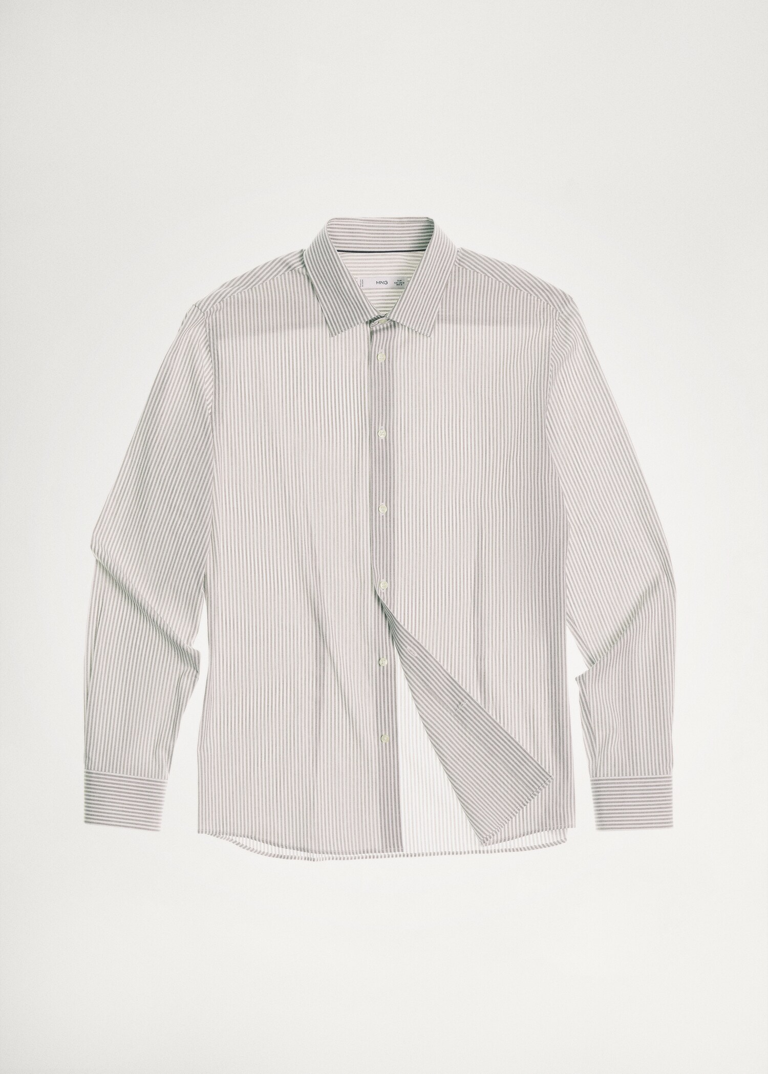 Bavlněná košile slim fit s proužky - Detail zboží 5