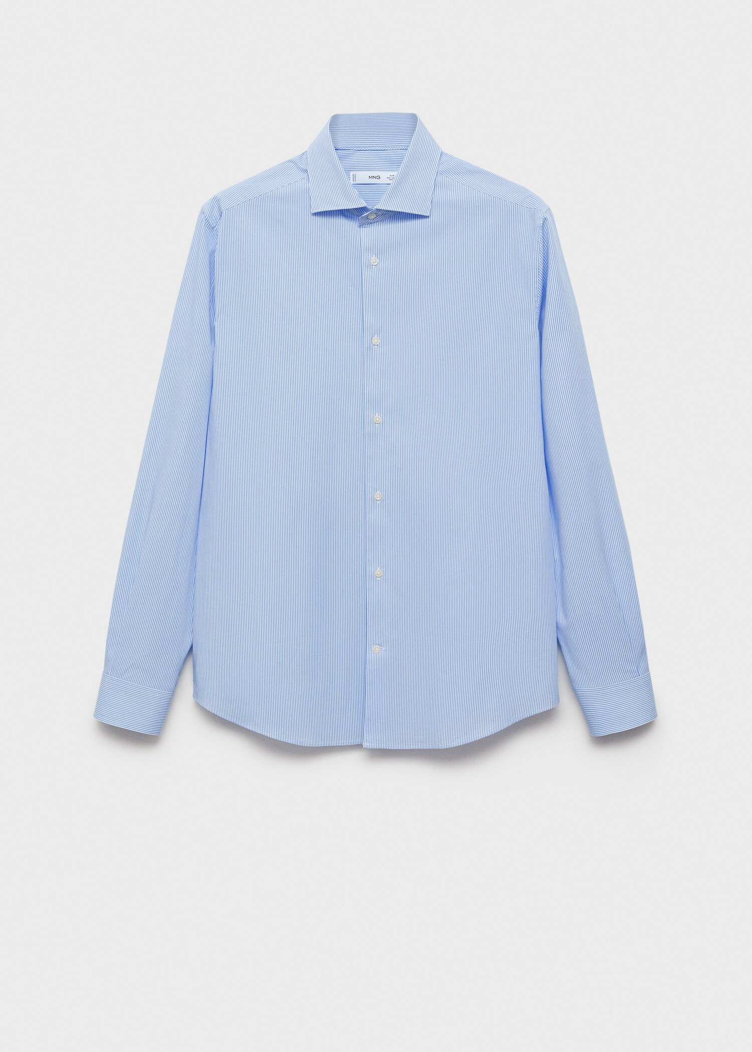 Bavlněná košile slim fit s proužky - Zboží bez modelu