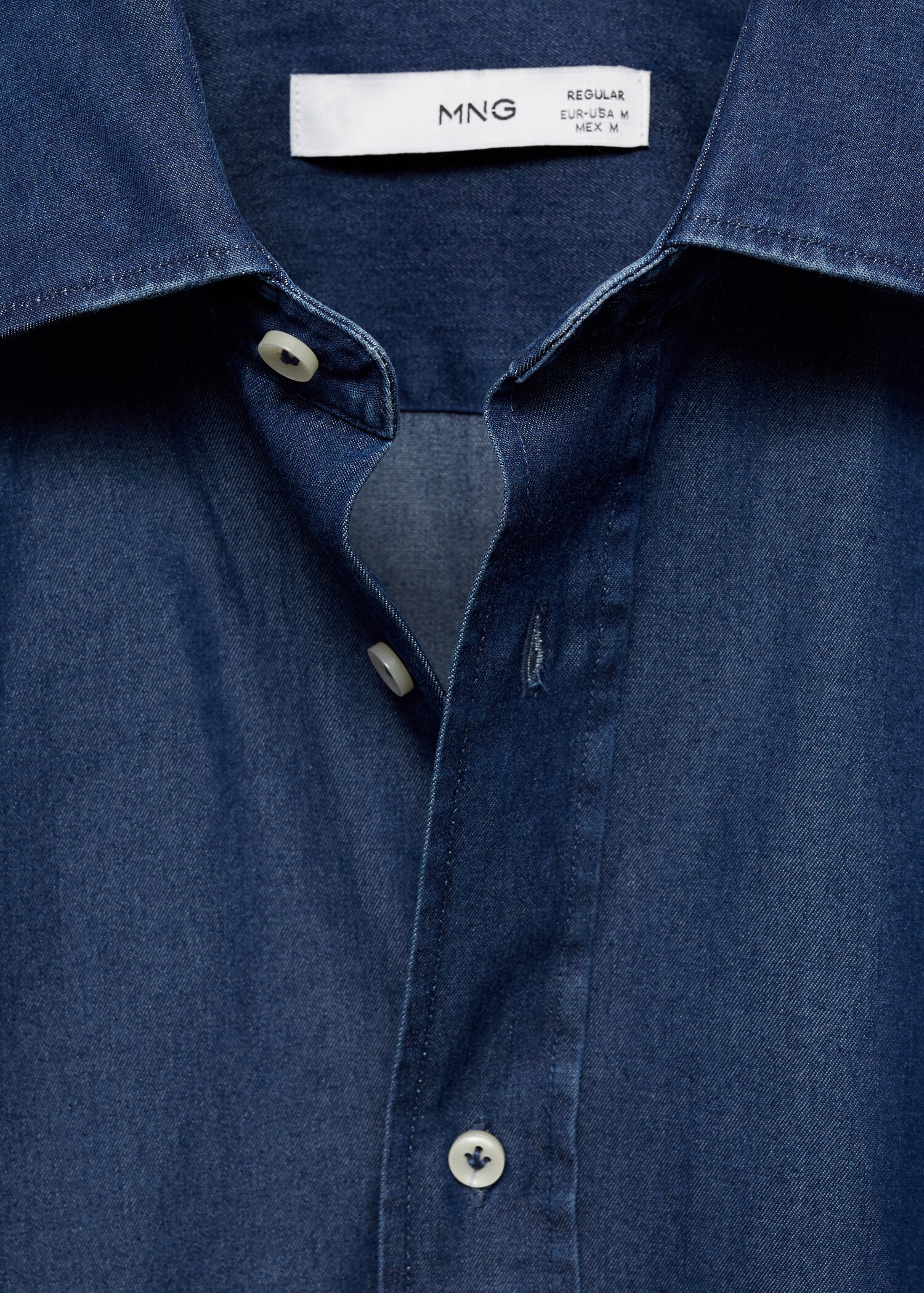 Košile slim fit bavlna chambray - Detail zboží 8
