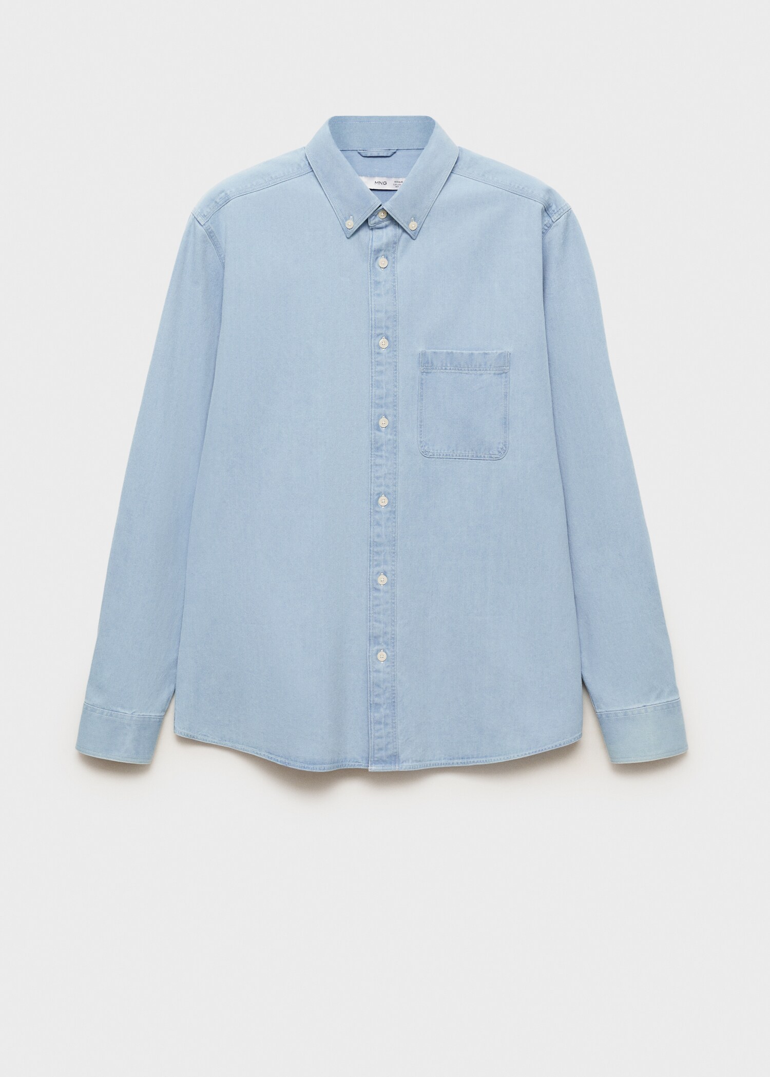 100% cotton denim shirt - Article without model