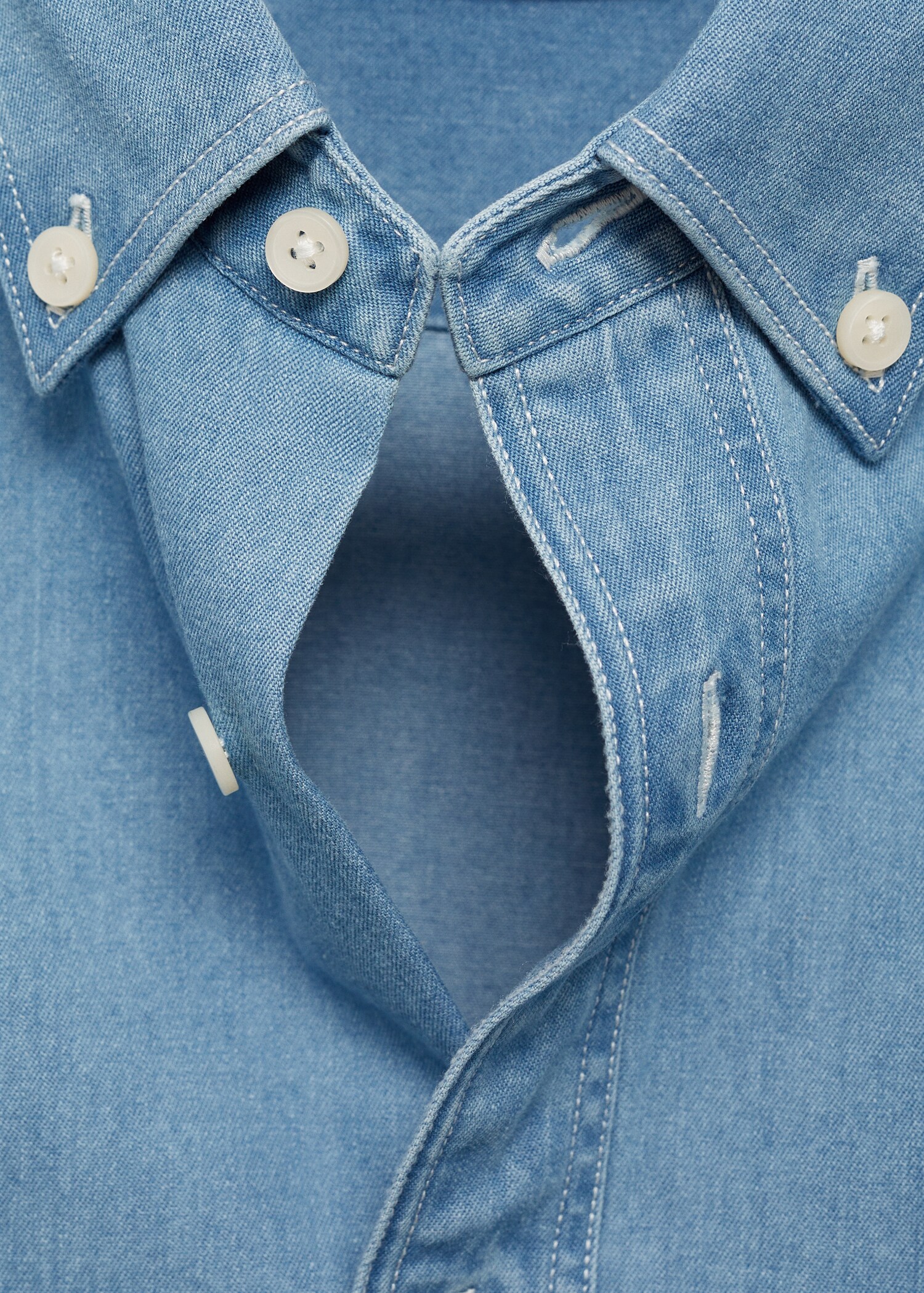 100% cotton denim shirt - Details of the article 8