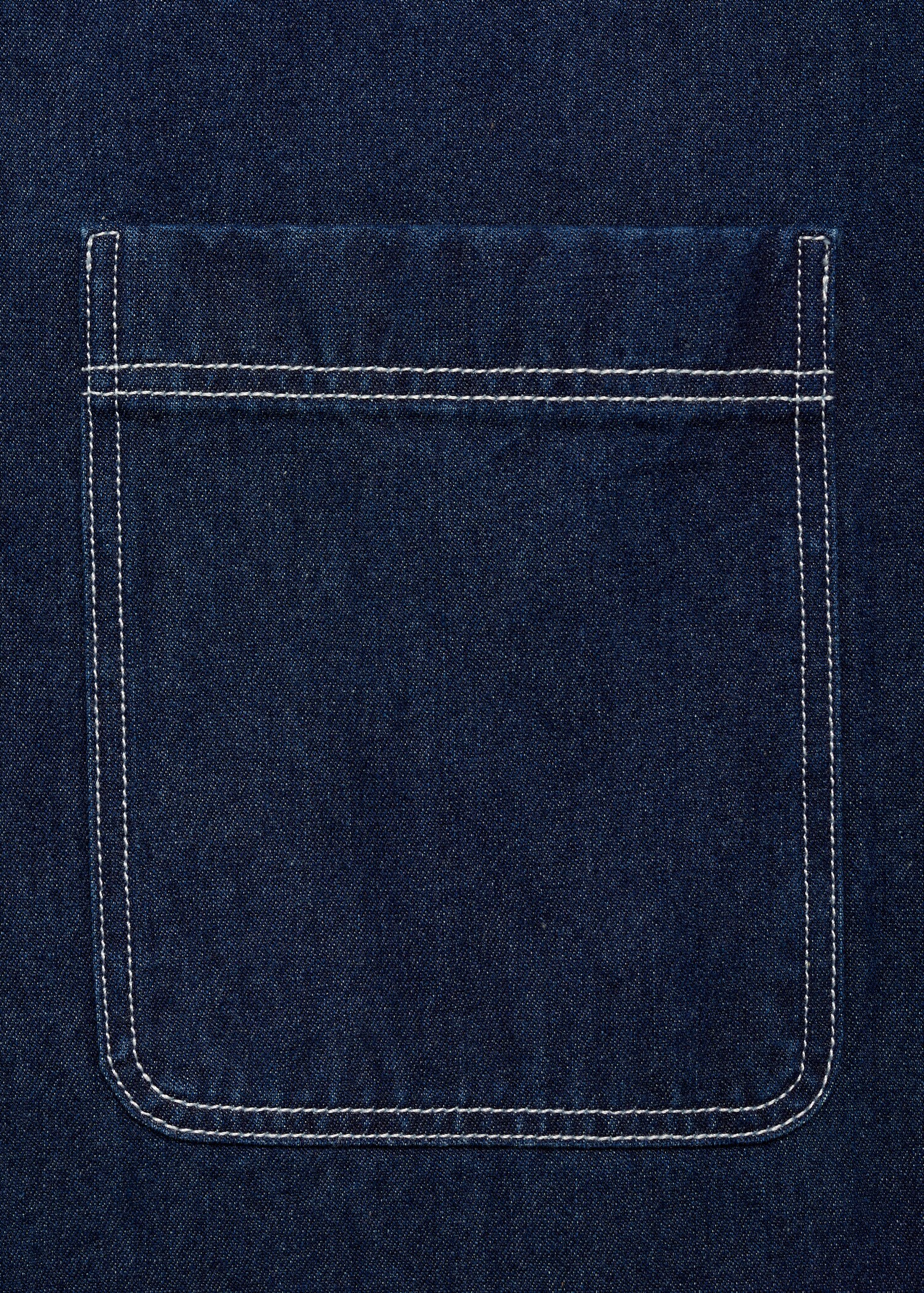 100% cotton denim shirt - Details of the article 0