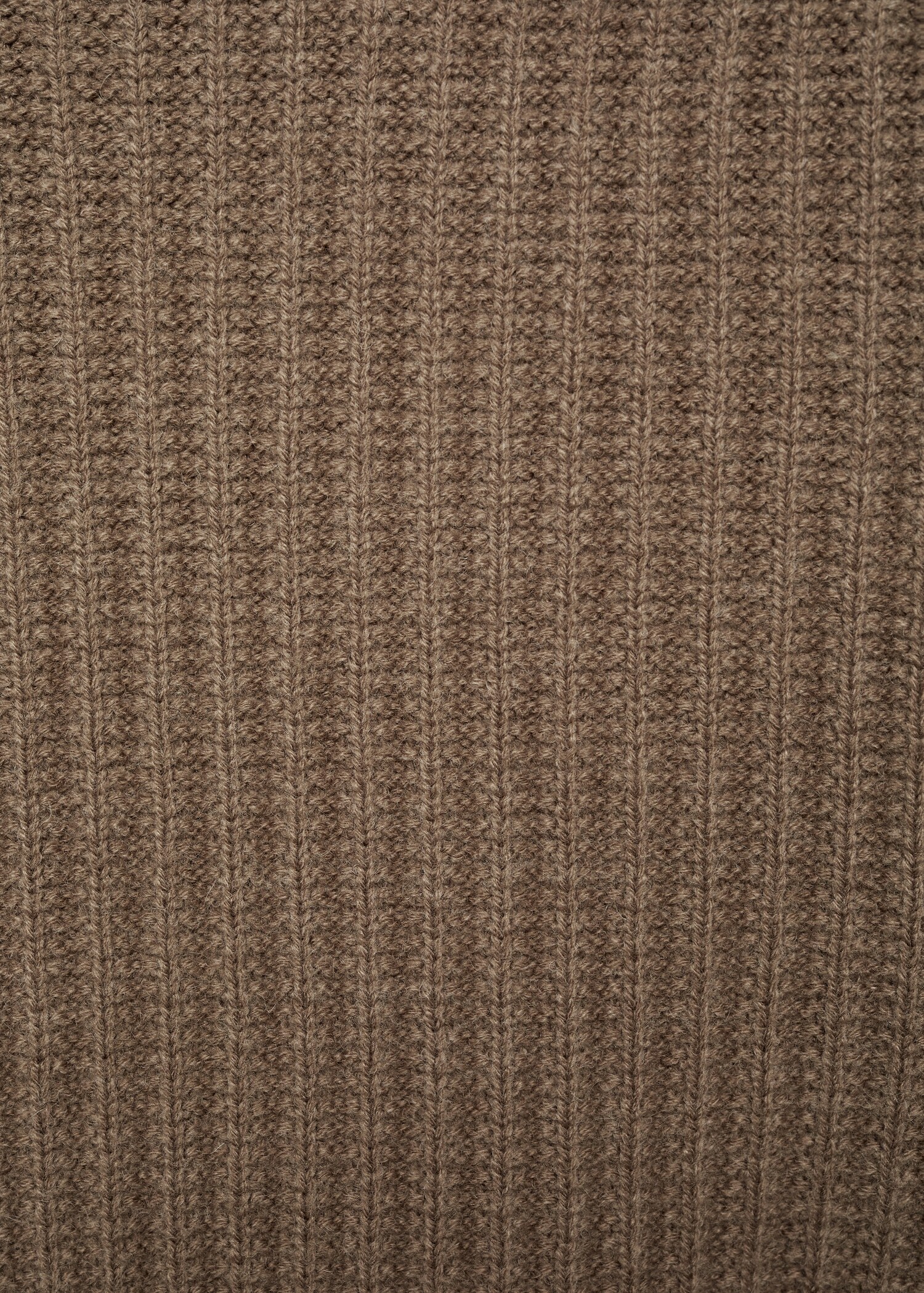 Gerippter Pullover aus Wollgemisch - Detail des Artikels 0