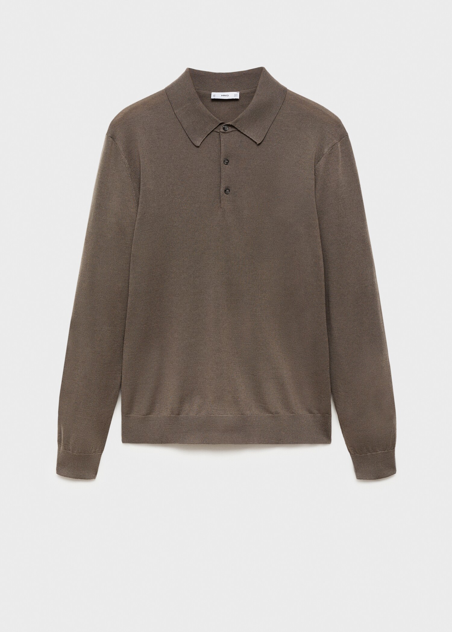 Pull-over polo 100 % laine mérinos - Article sans modèle