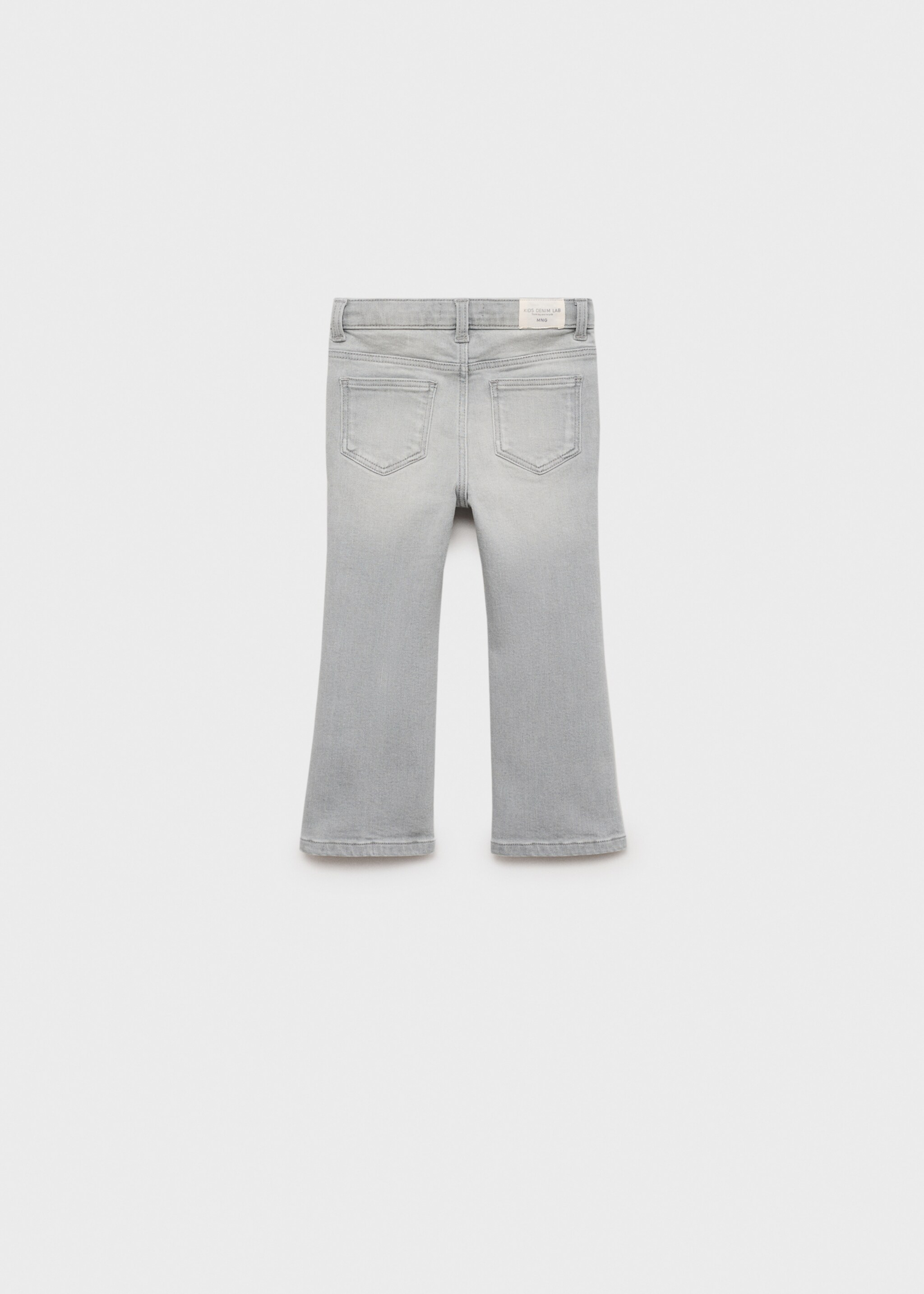 Jean flare poches - Verso de l’article, Gris denim. Ref: 87000621-00.