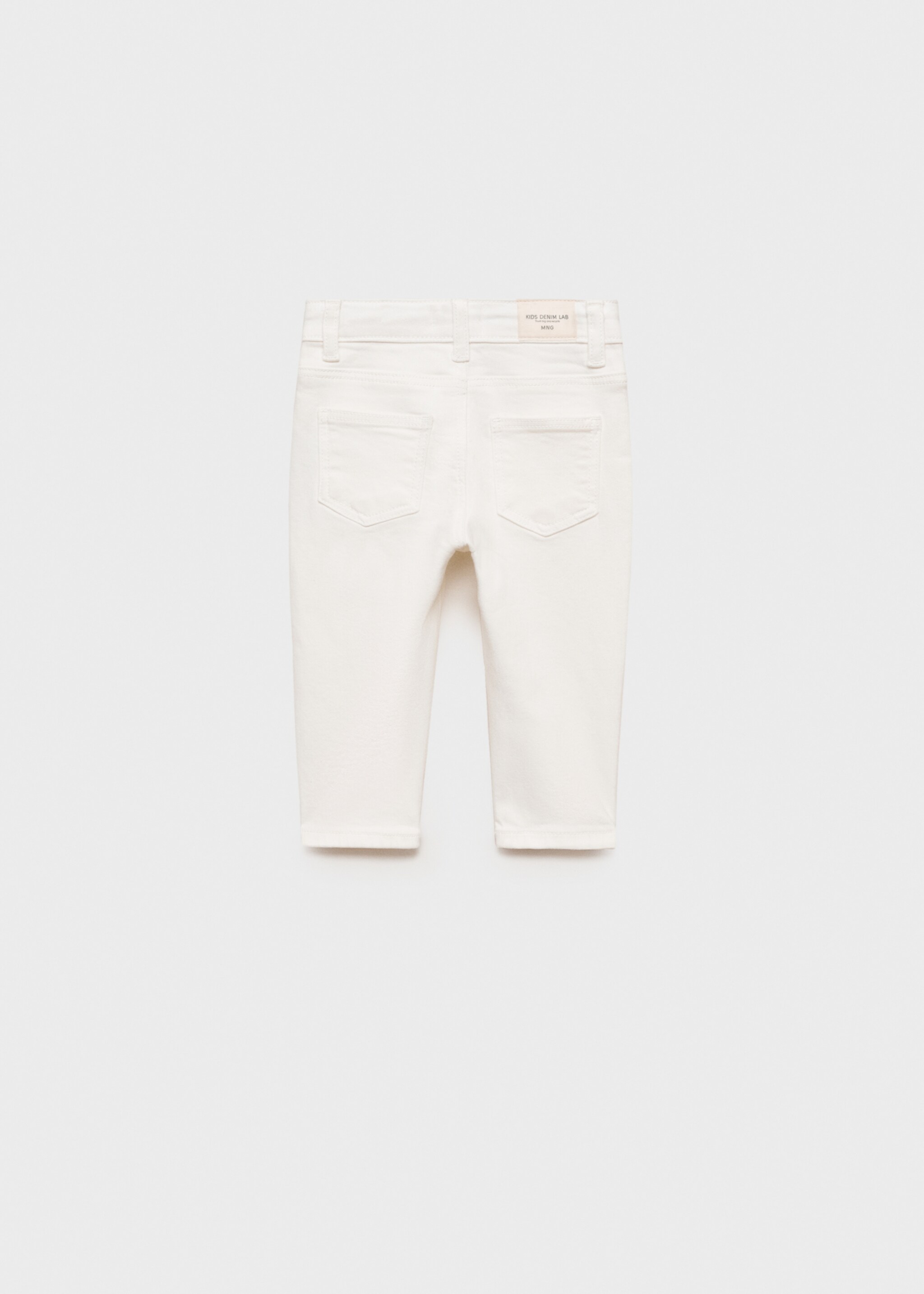 Texans skinny - Revers de l'article, Blanc. Ref: 87000625-00.