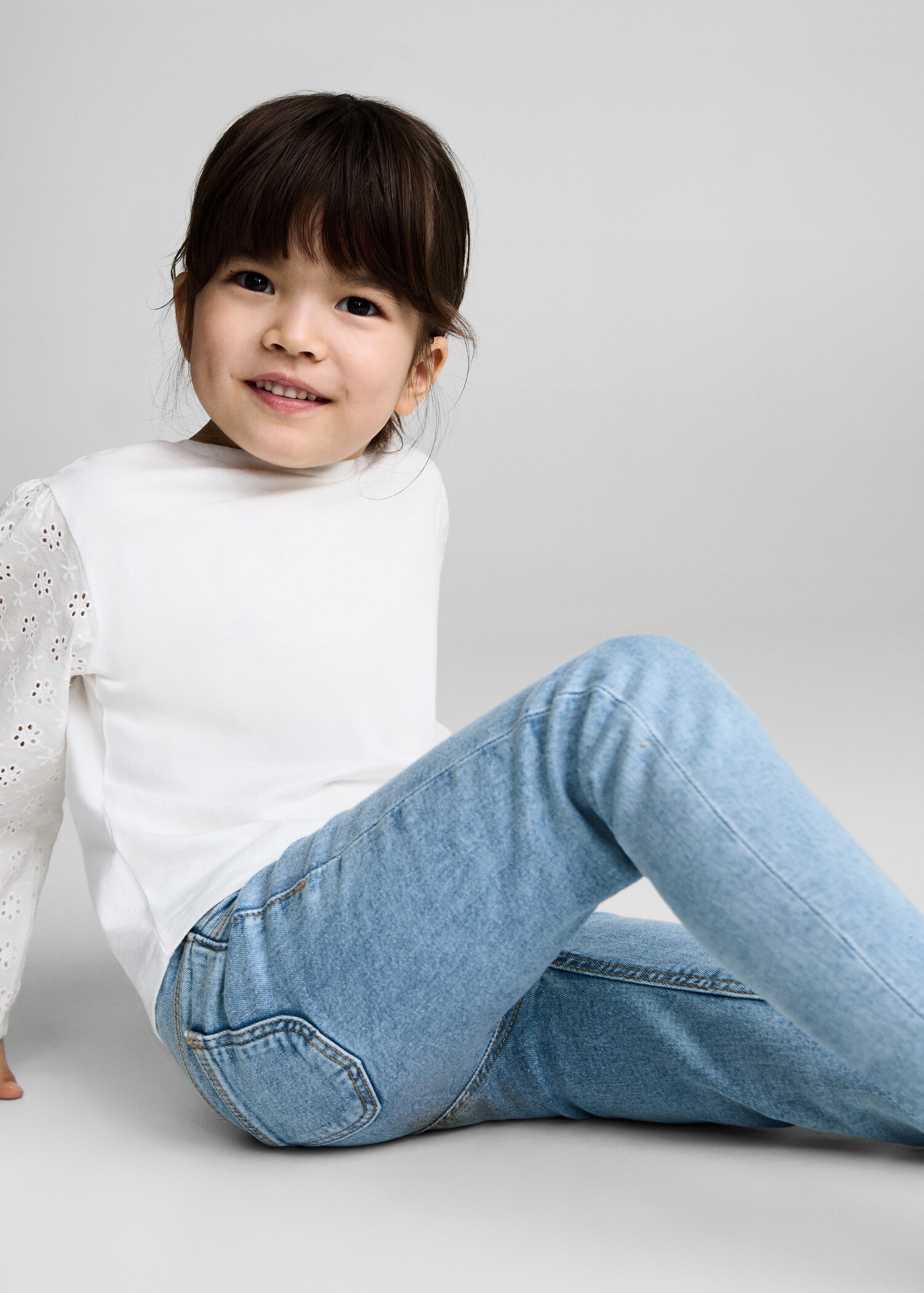 Drawstring waist jeans - Details of the article 1