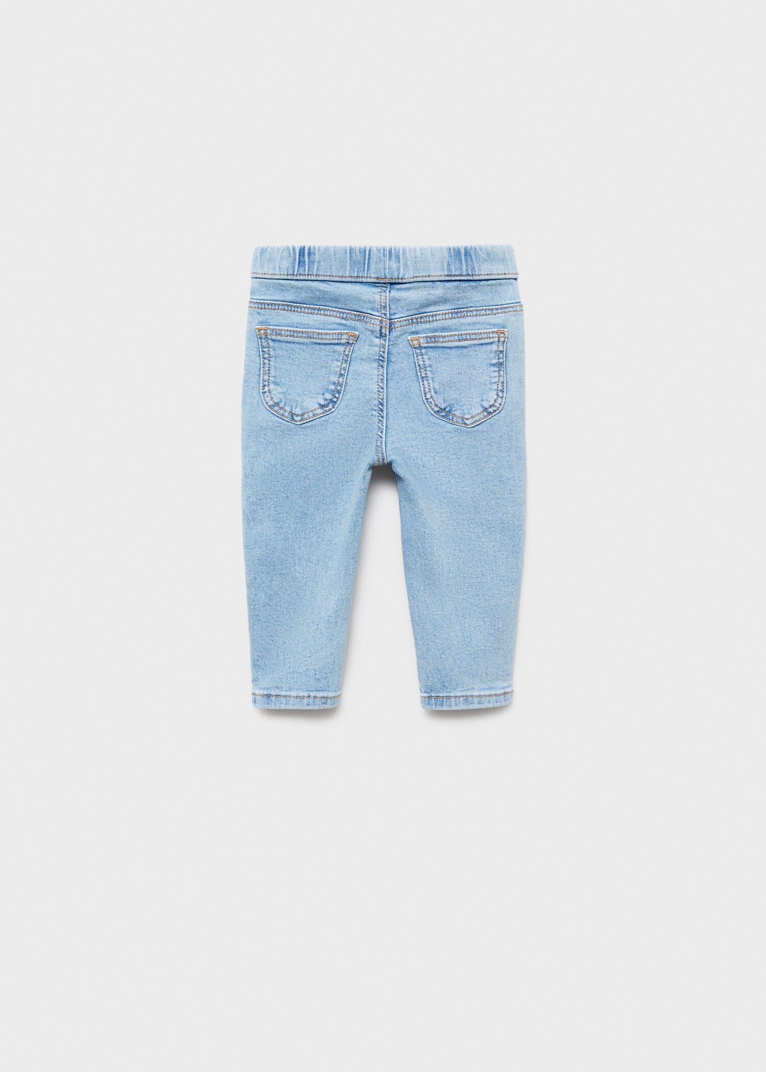 Drawstring waist jeans - Reverse of the article