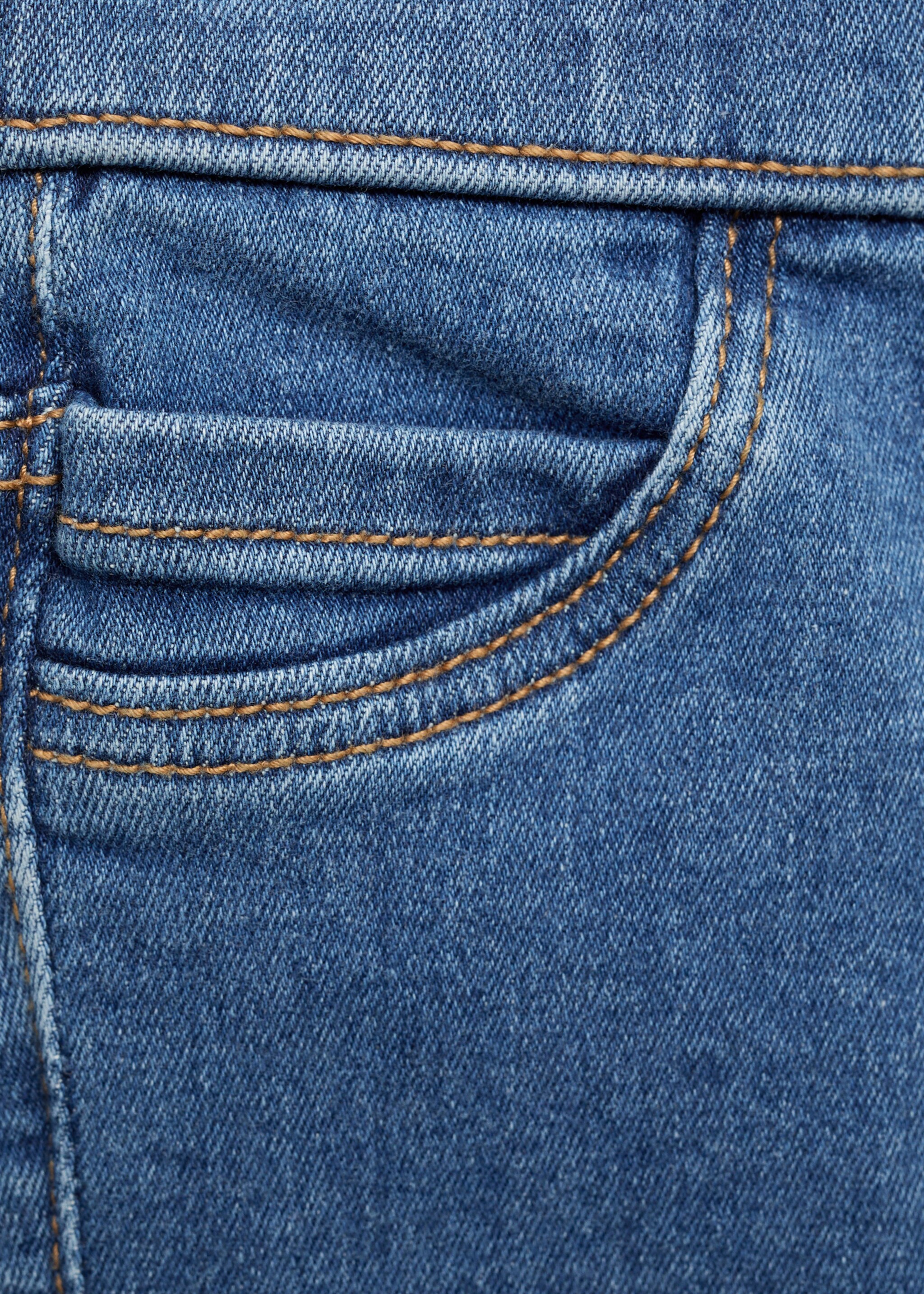 Drawstring waist jeans - Details of the article 0, Medium Blue. Ref: 87000627-00.