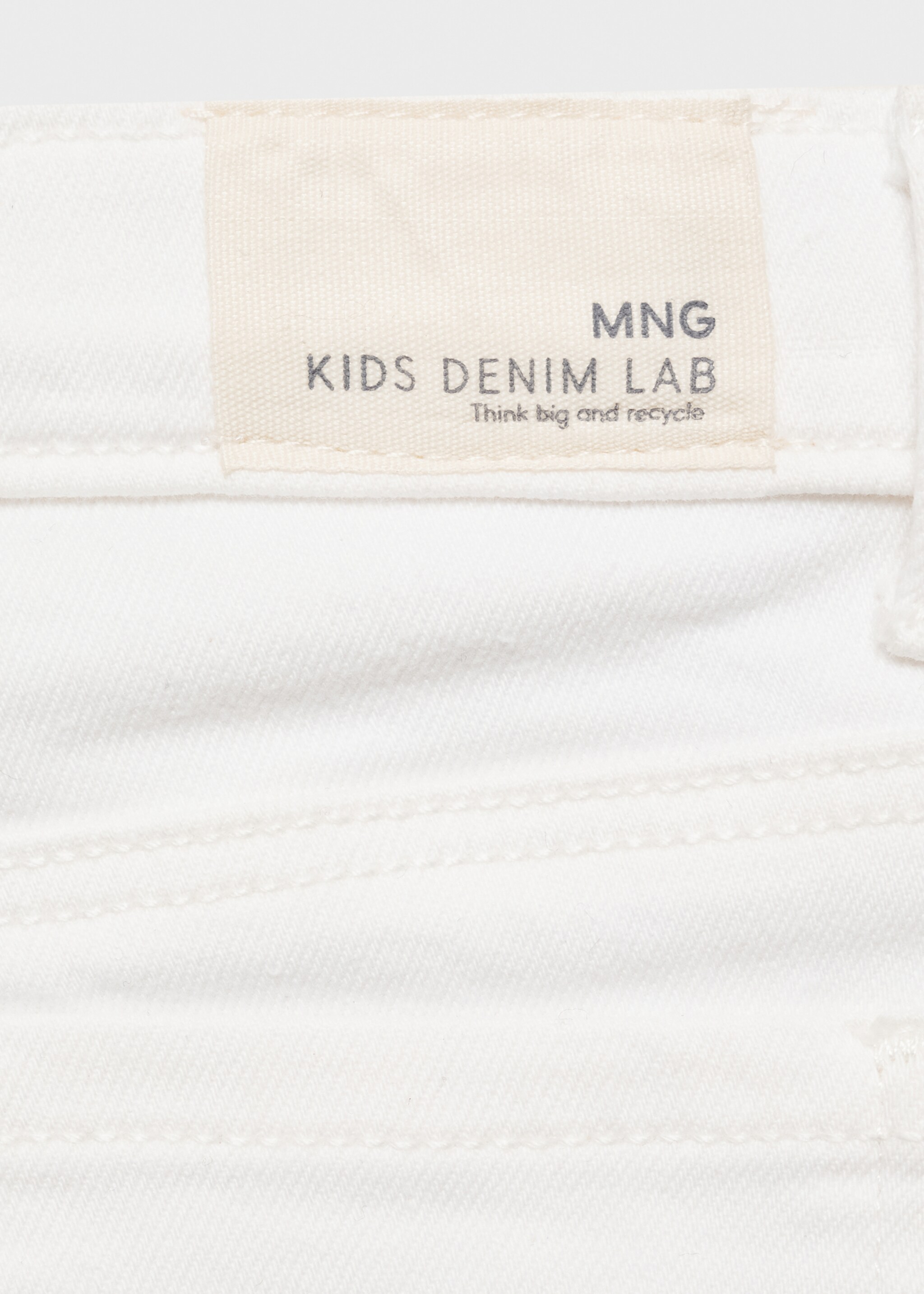 Cotton skinny Jeans - Details of the article 0, White. Ref: 87000629-00.