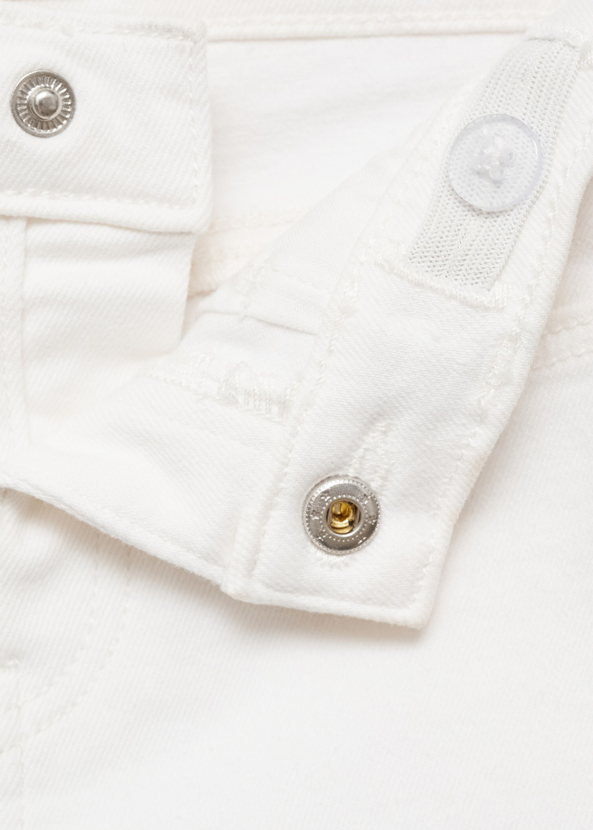 Cotton skinny Jeans - Details of the article 8, White. Ref: 87000629-00.