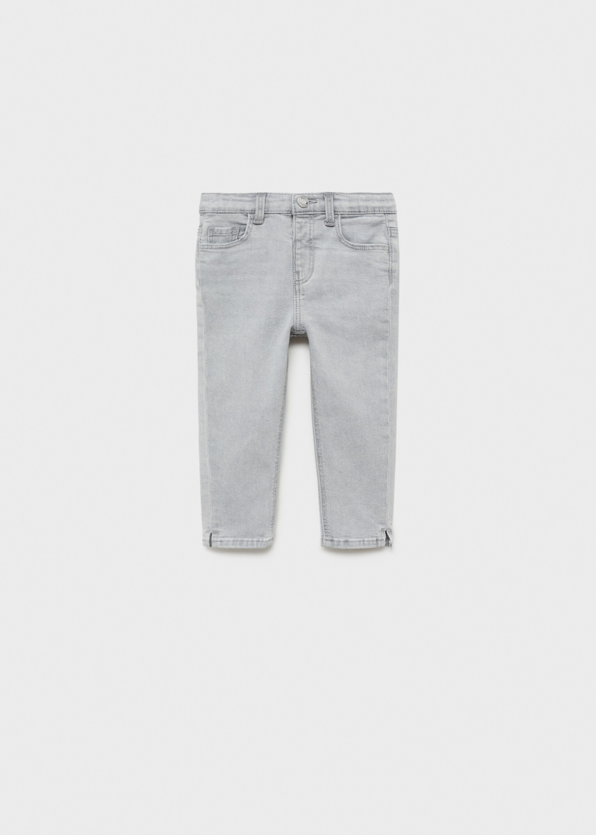 Skinny Jeans aus Baumwolle - Artikel ohne Model, Denim Grau. Ref: 87000629-00.