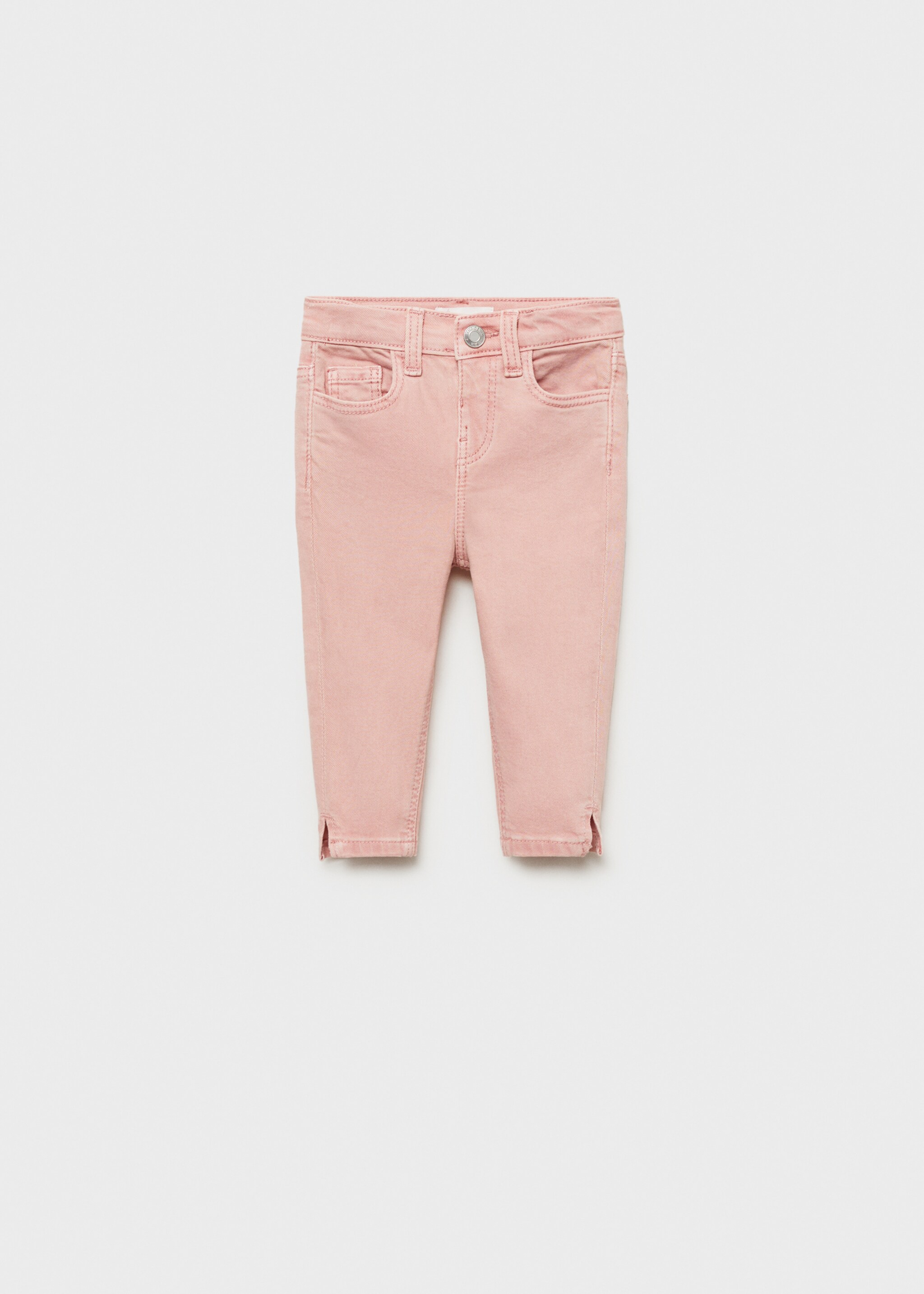 Cotton skinny Jeans - Article without model, Pink. Ref: 87000630-00.