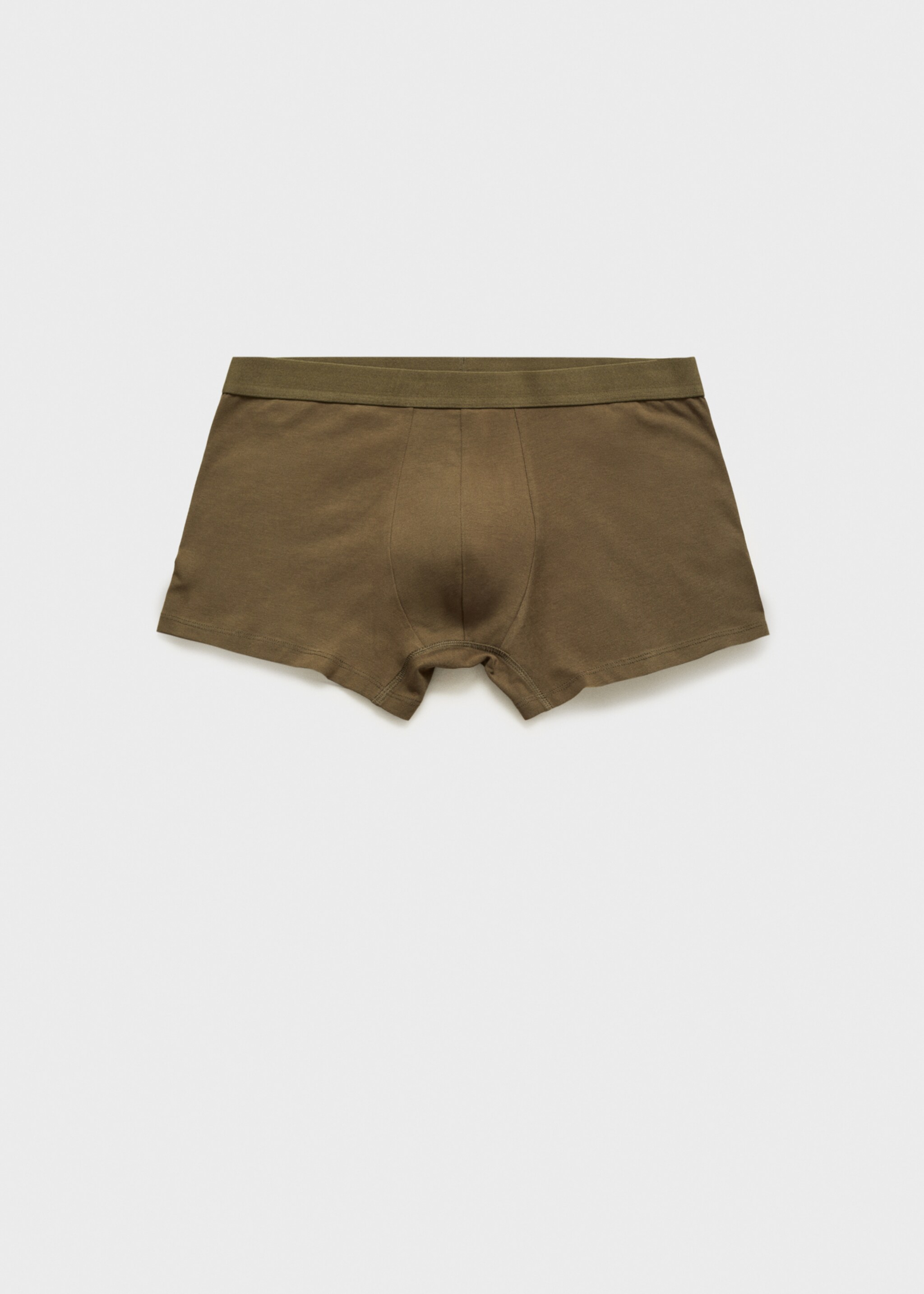 Pack of 3 cotton combination briefs - Details of the article 0, Khaki. Ref: 87000633-00.