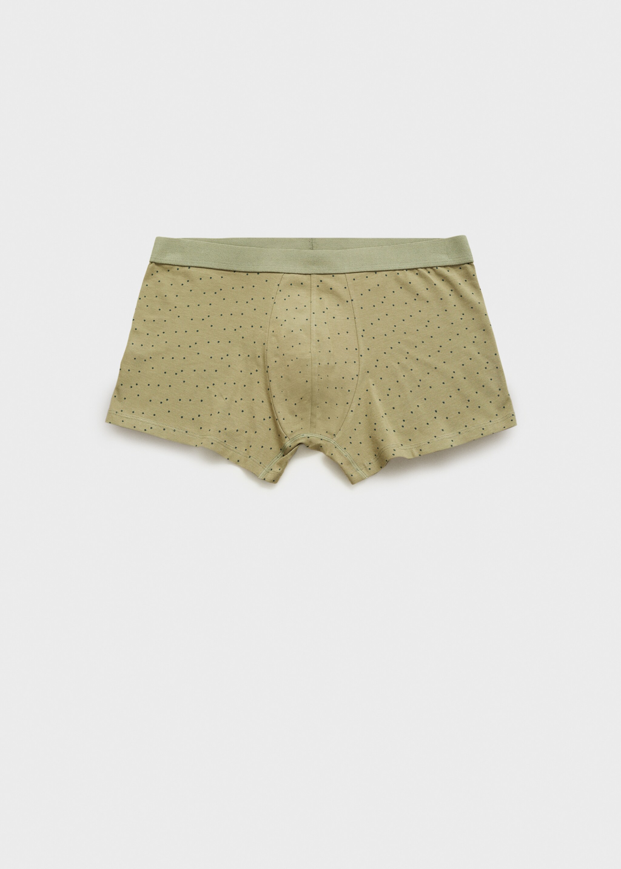Pack of 3 cotton combination briefs - Reverse of the article, Khaki. Ref: 87000633-00.