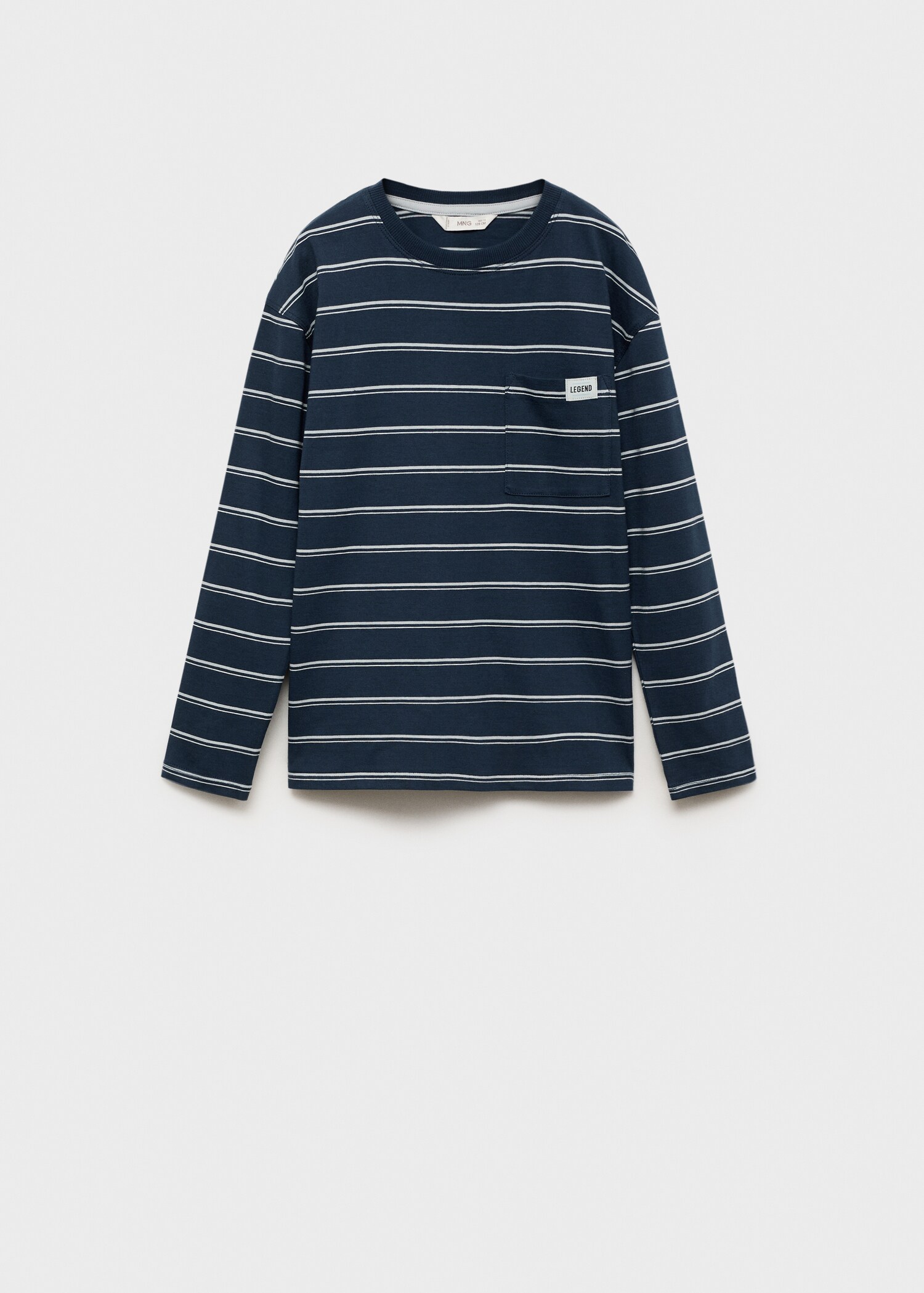 Samarreta ratlles butxaca al pit - Article sense model