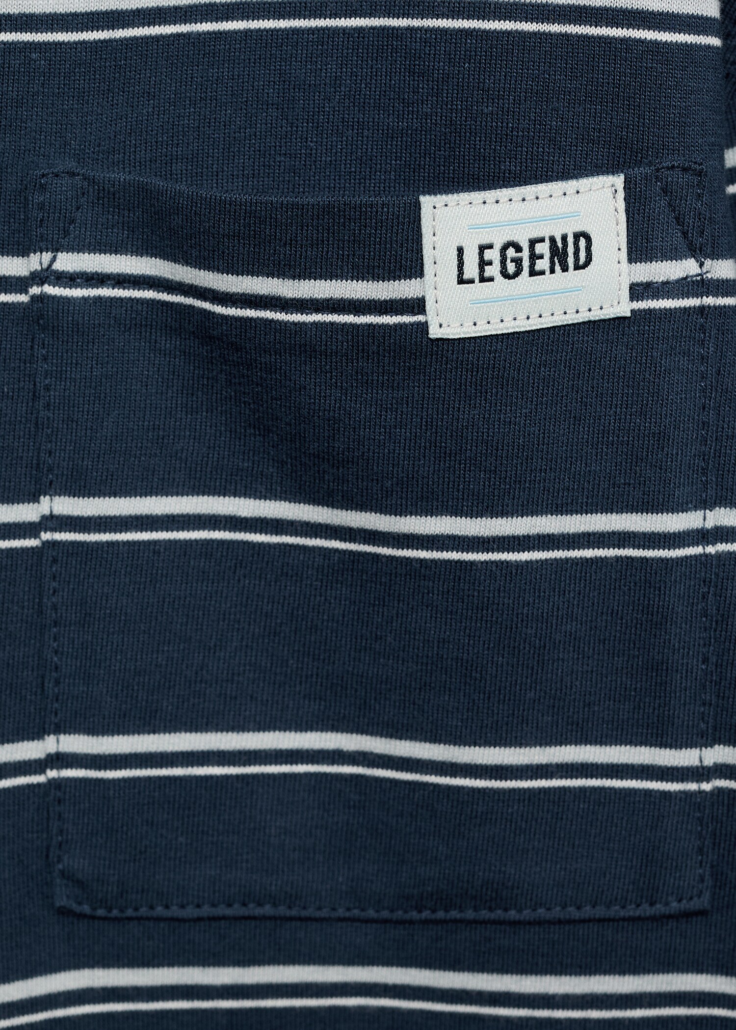 Samarreta ratlles butxaca al pit - Detall de l'article 0