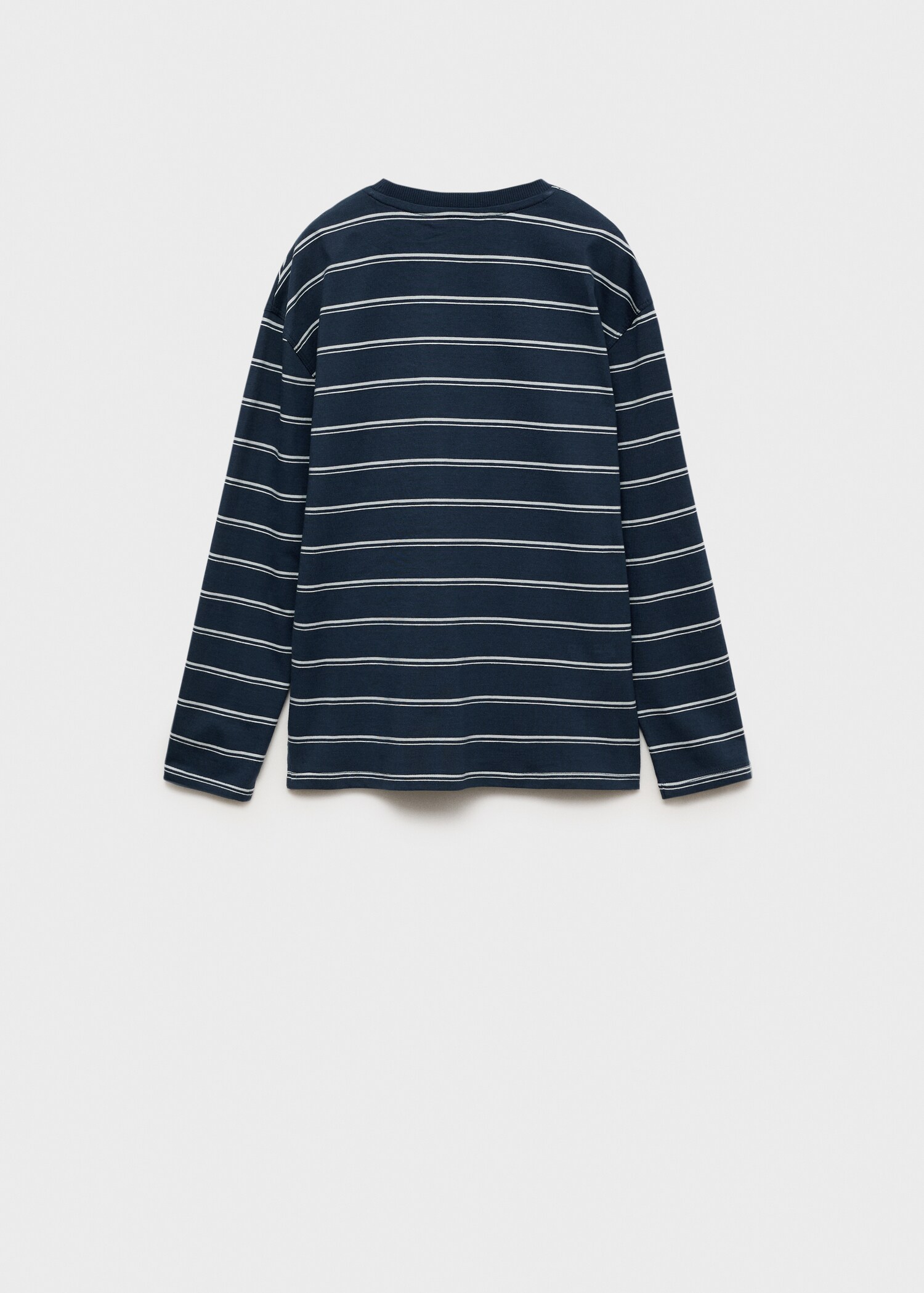 Samarreta ratlles butxaca al pit - Revers de l'article