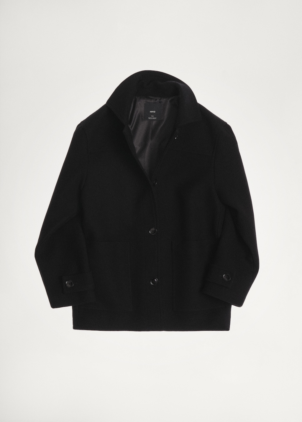 Midi wool coat with buttons - Women | MANGO OUTLET USA