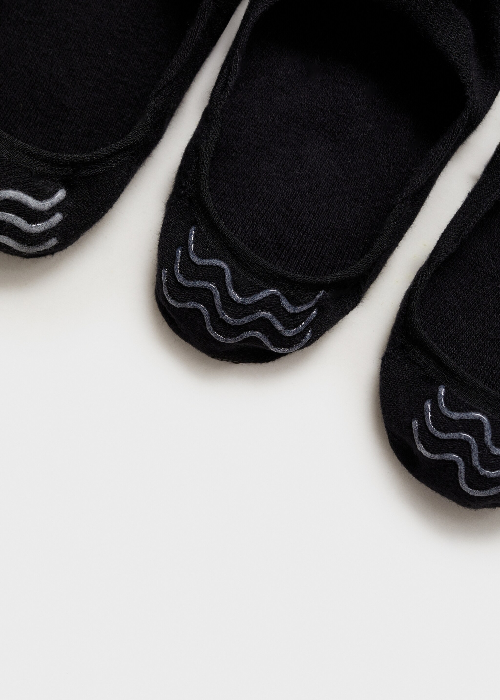 Pack of 3 cotton socks - Details of the article 8, Black. Ref: 87000658-00.