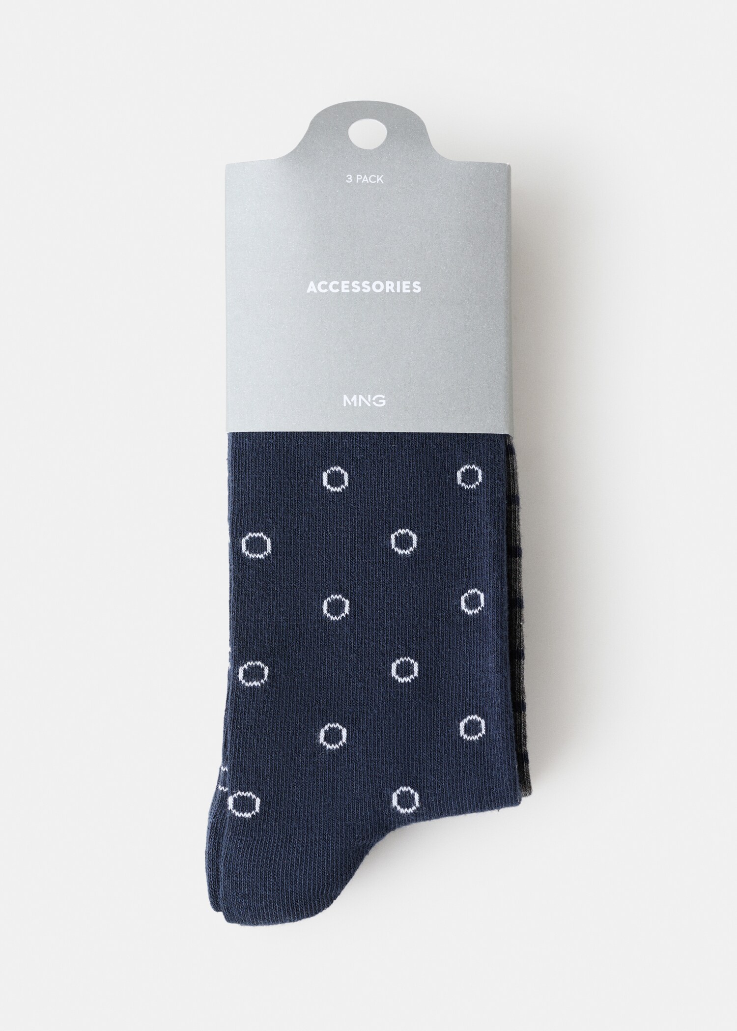 Pack of 3 striped cotton socks - Article without model