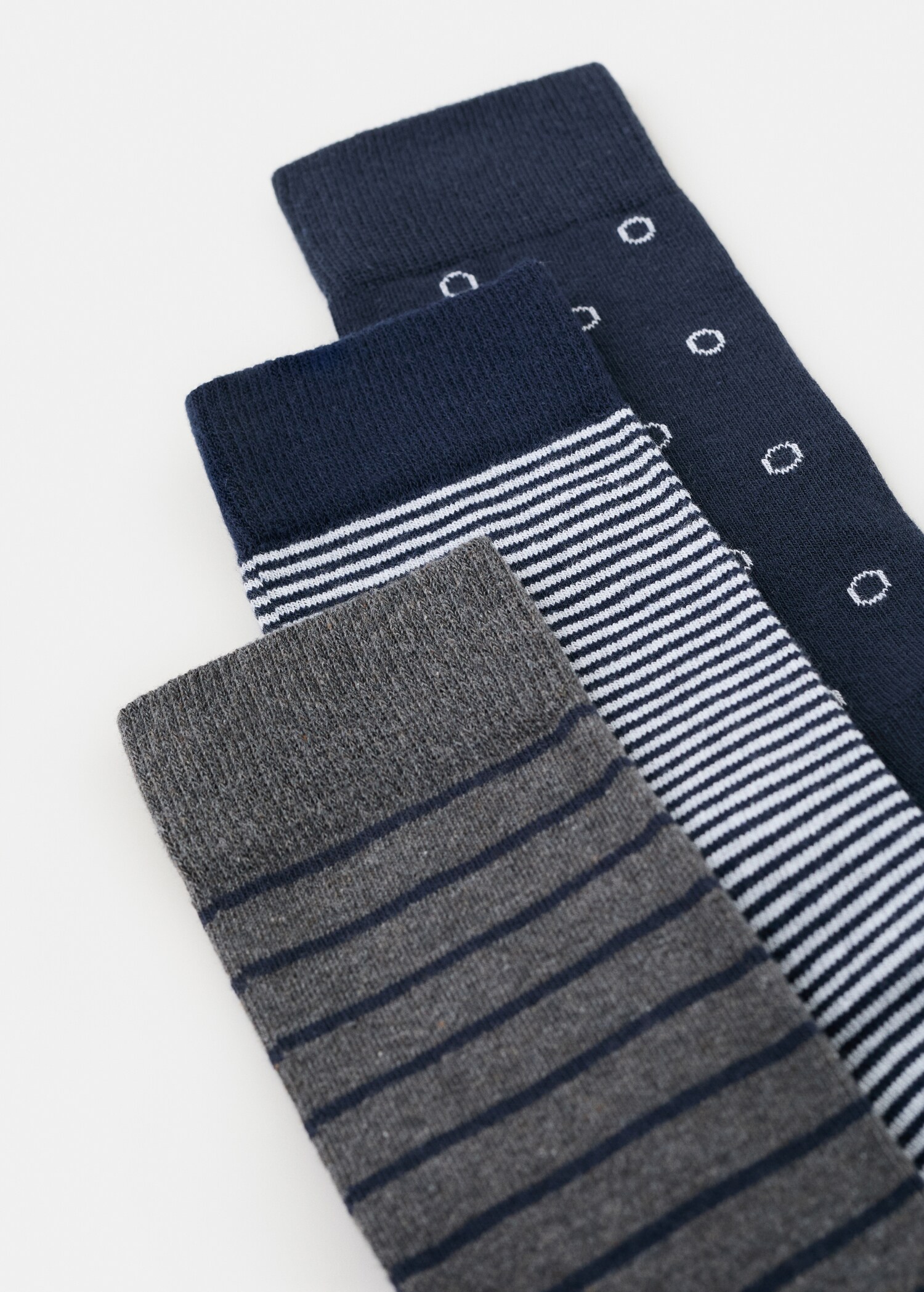 Pack of 3 striped cotton socks - Details of the article 8