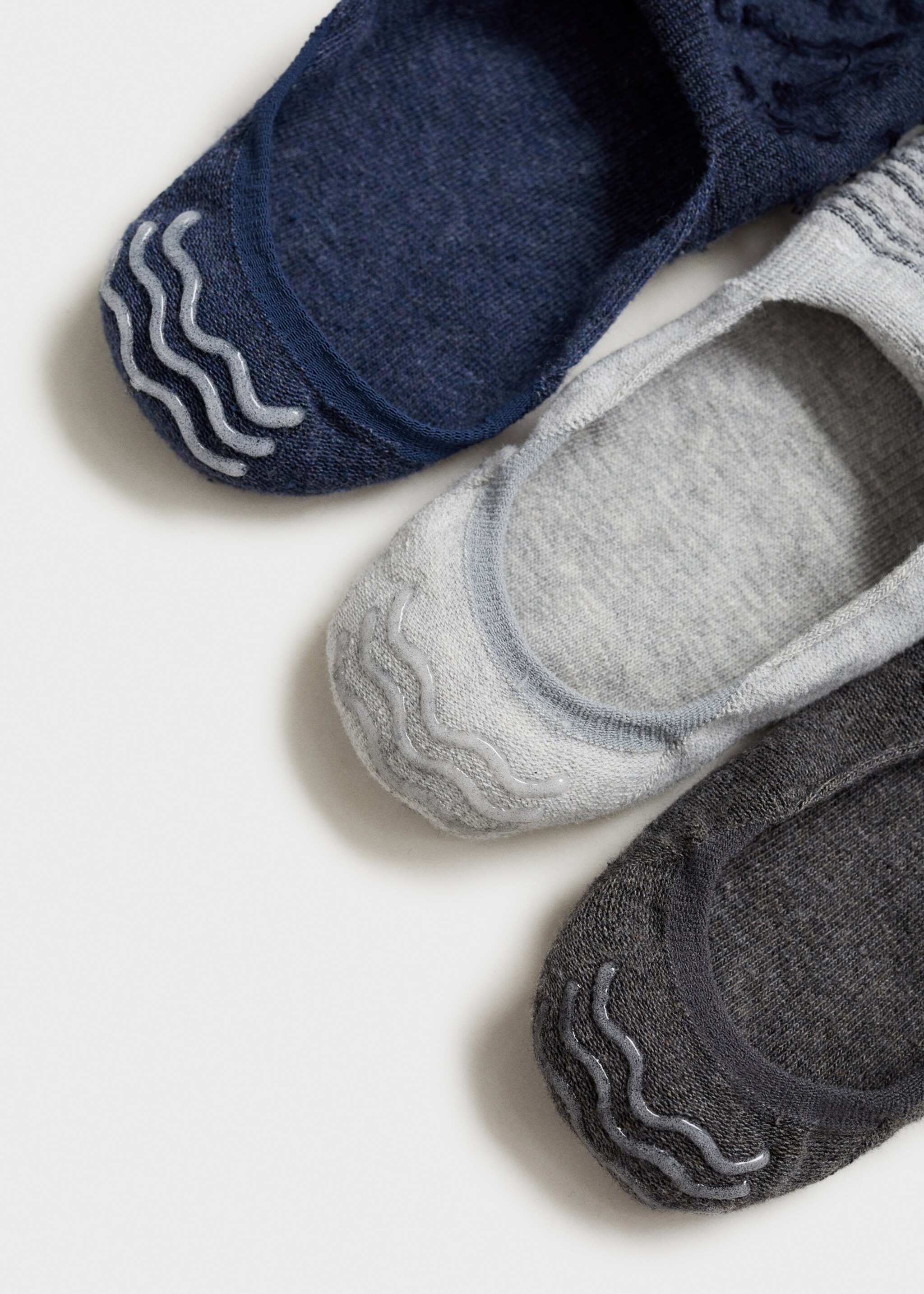 3 pack mixed socks - Details of the article 8, Grey. Ref: 87000662-00.