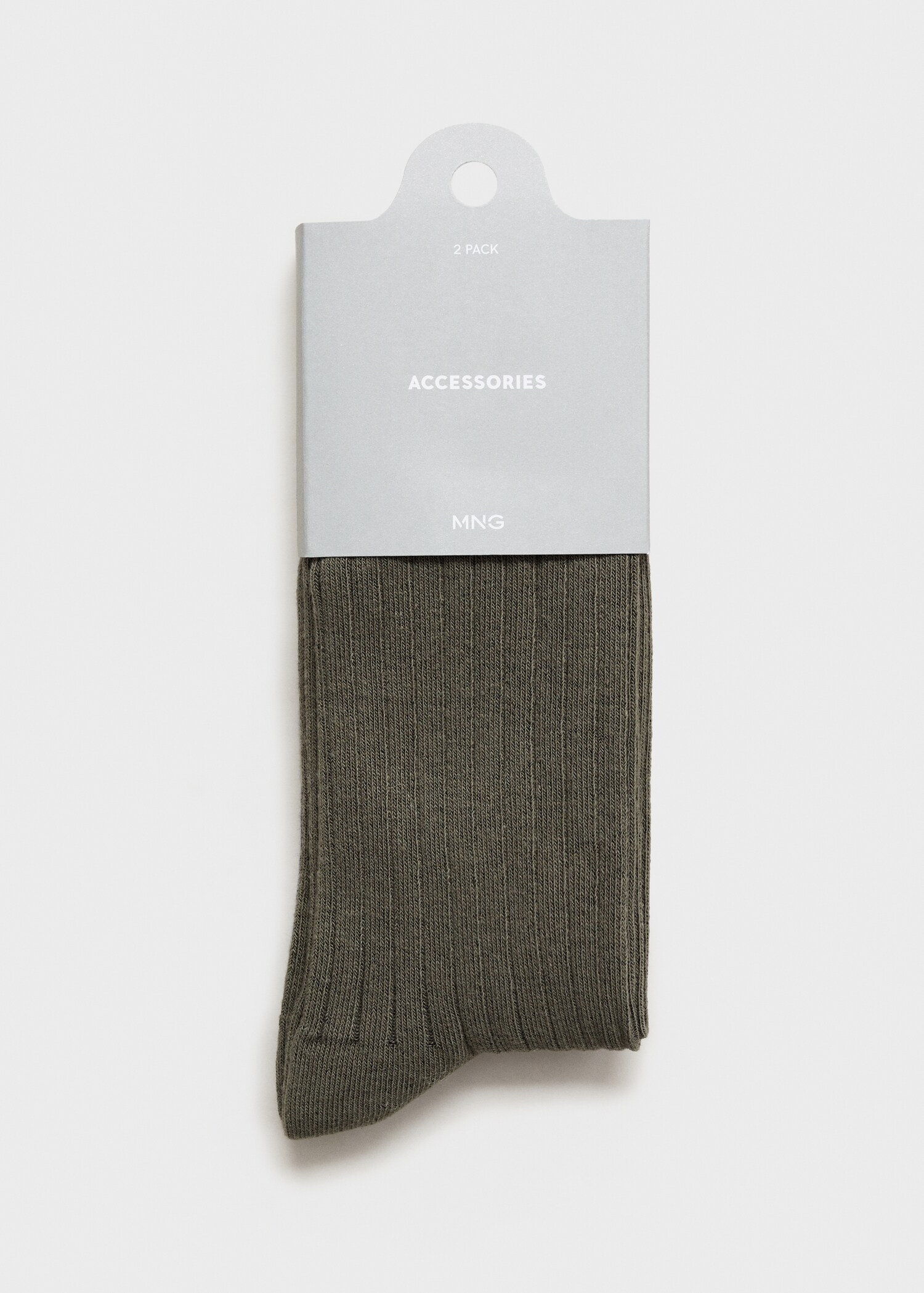Pack of 2 ribbed cotton socks - Details of the article 0