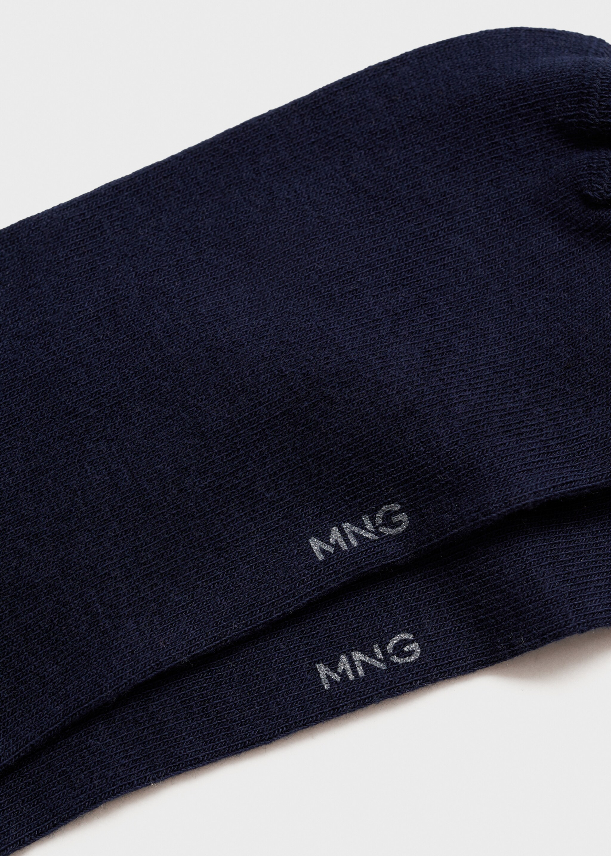 Printed cotton socks - Details of the article 0, Dark Navy. Ref: 87000665-00.