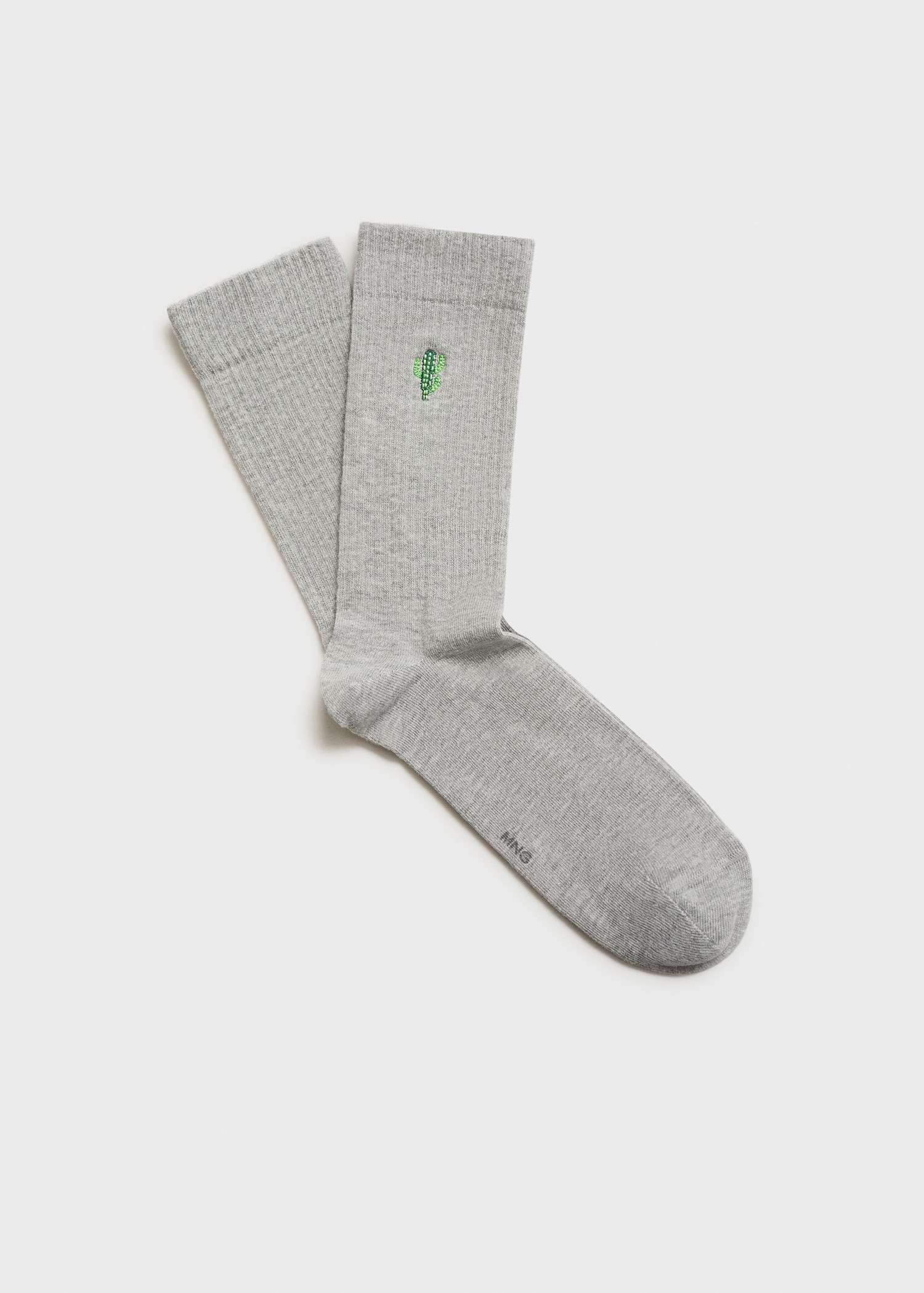 Embroidered cotton socks - Article without model