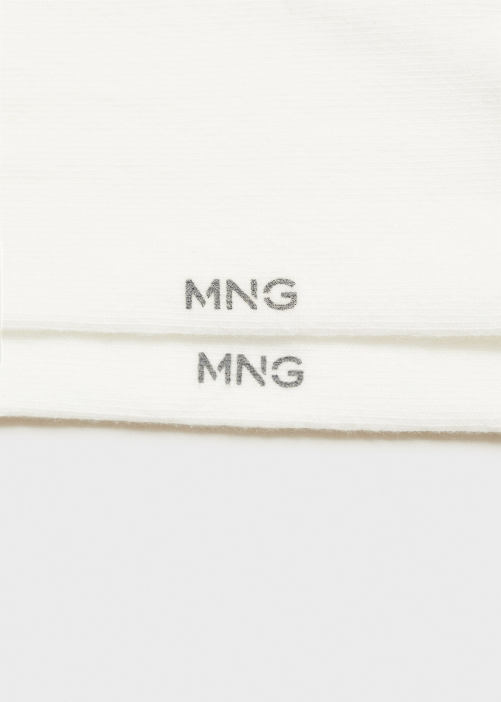 Embroidered cotton socks - Details of the article 0, Off White. Ref: 87000671-00.