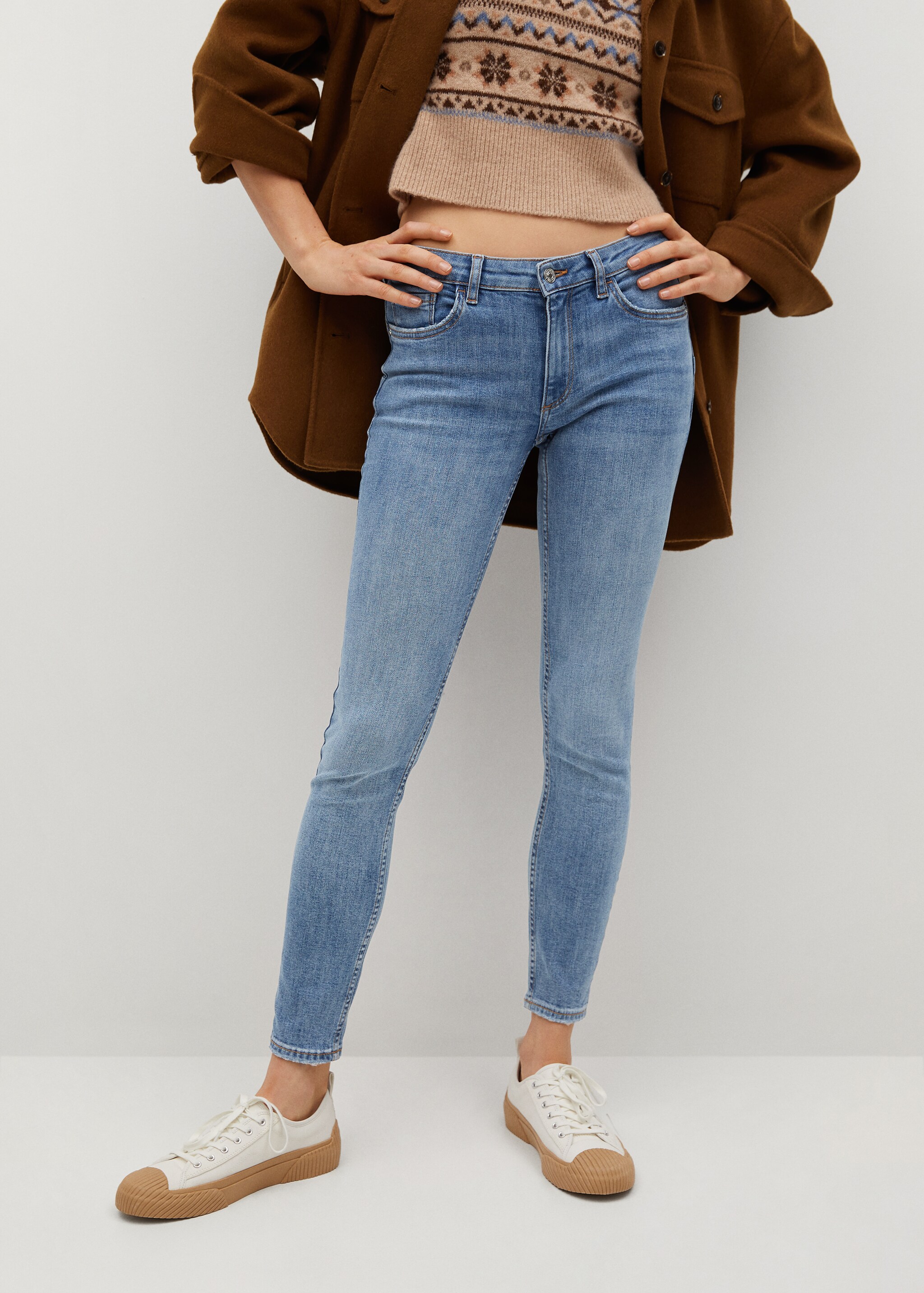 Kim skinny push-up jeans - Medium plane