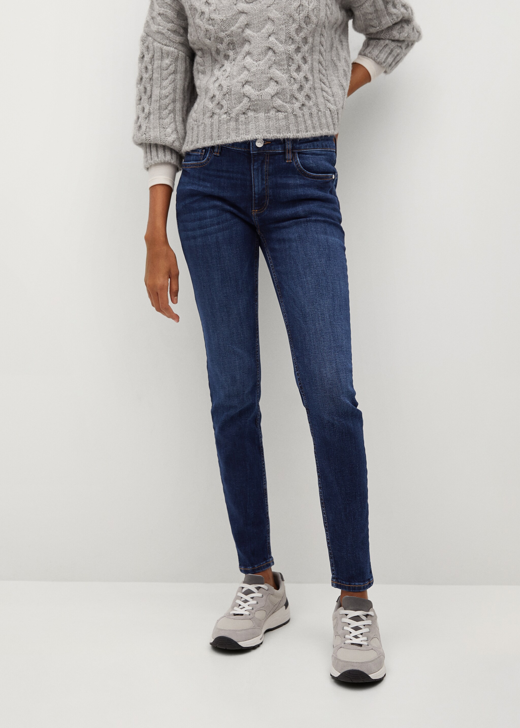 Kim skinny push-up jeans - Medium plane