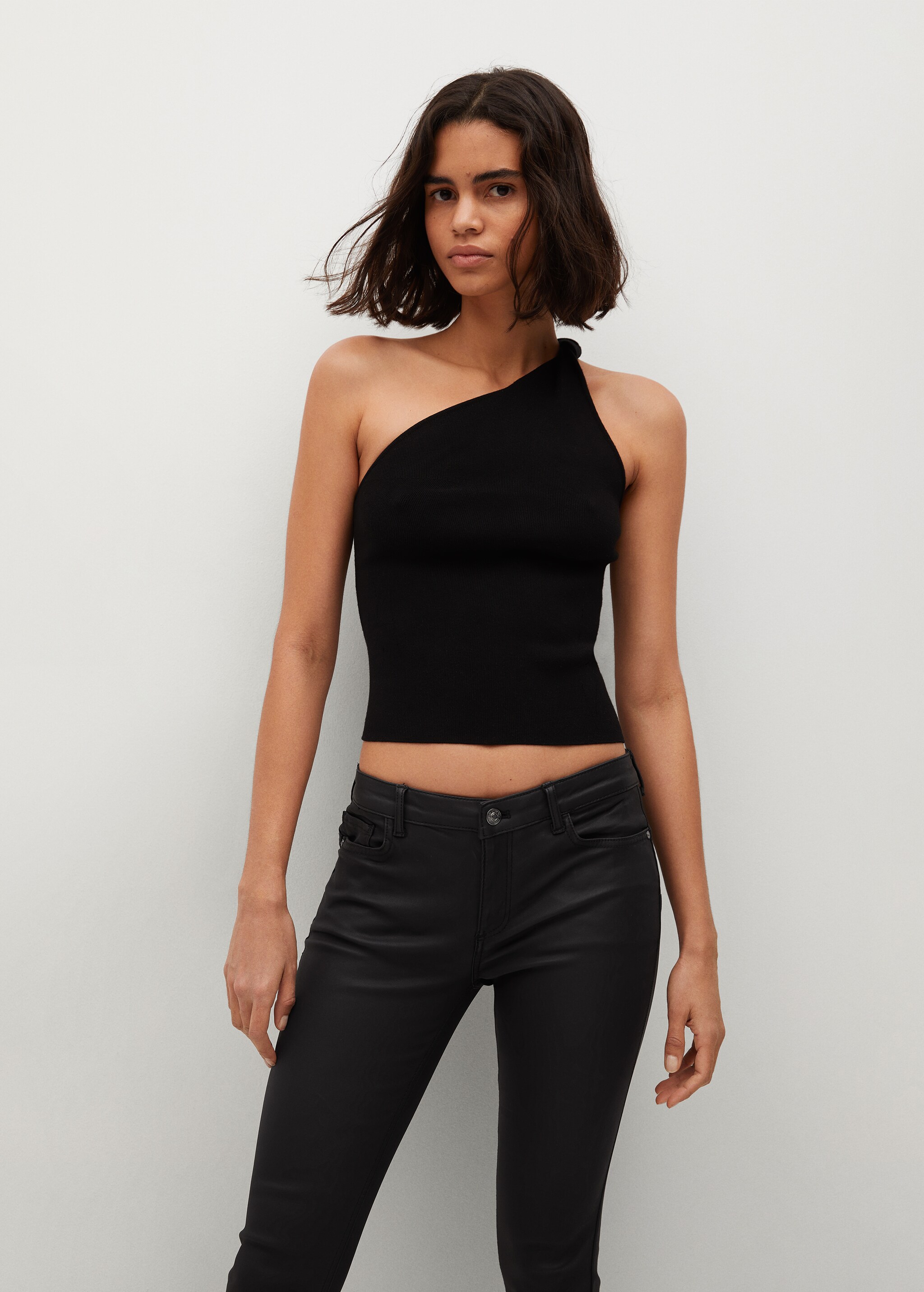 Kim skinny push-up jeans hlače s premazom - Detalji artikla 1