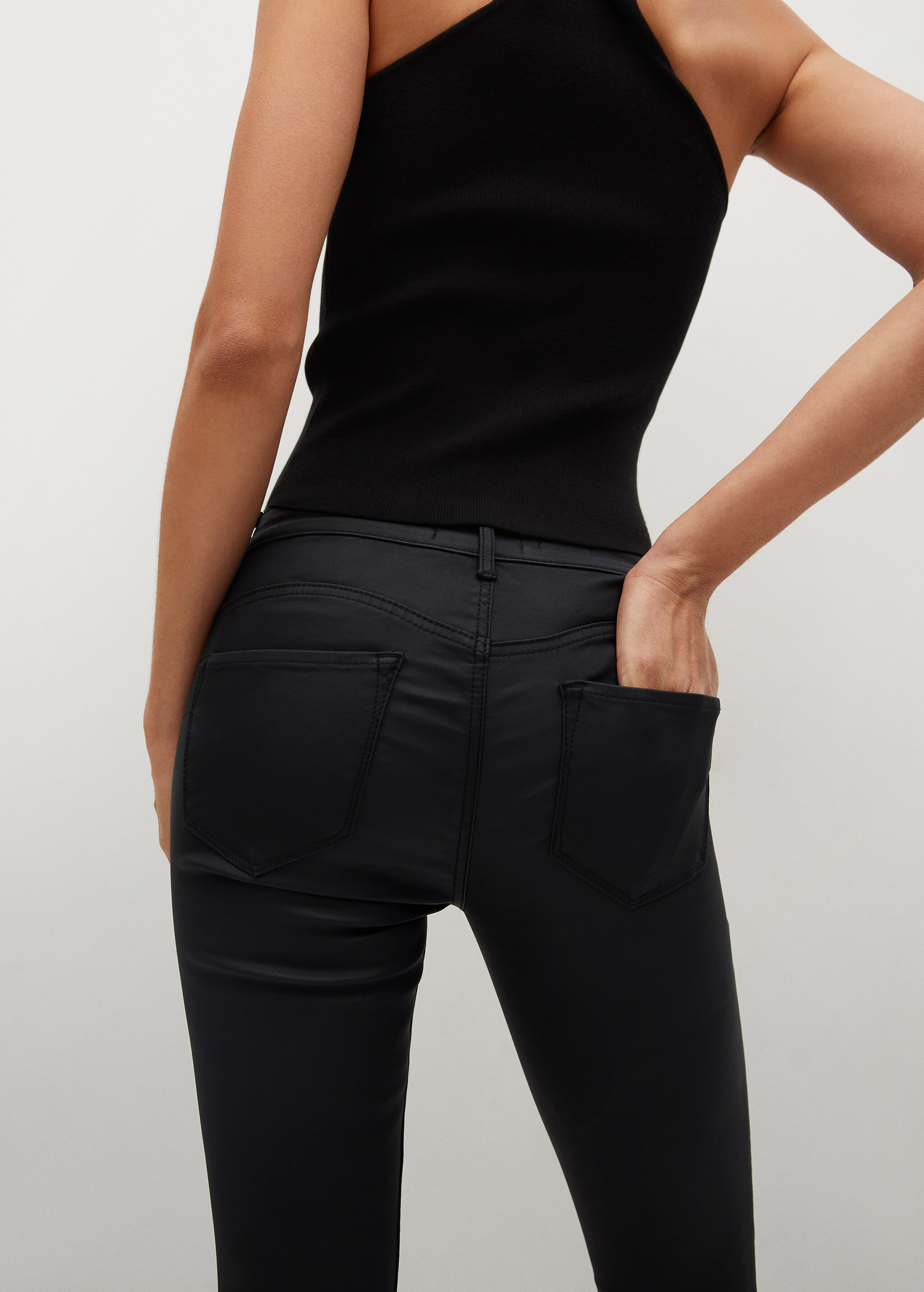Kim skinny push-up jeans hlače s premazom - Detalji artikla 3
