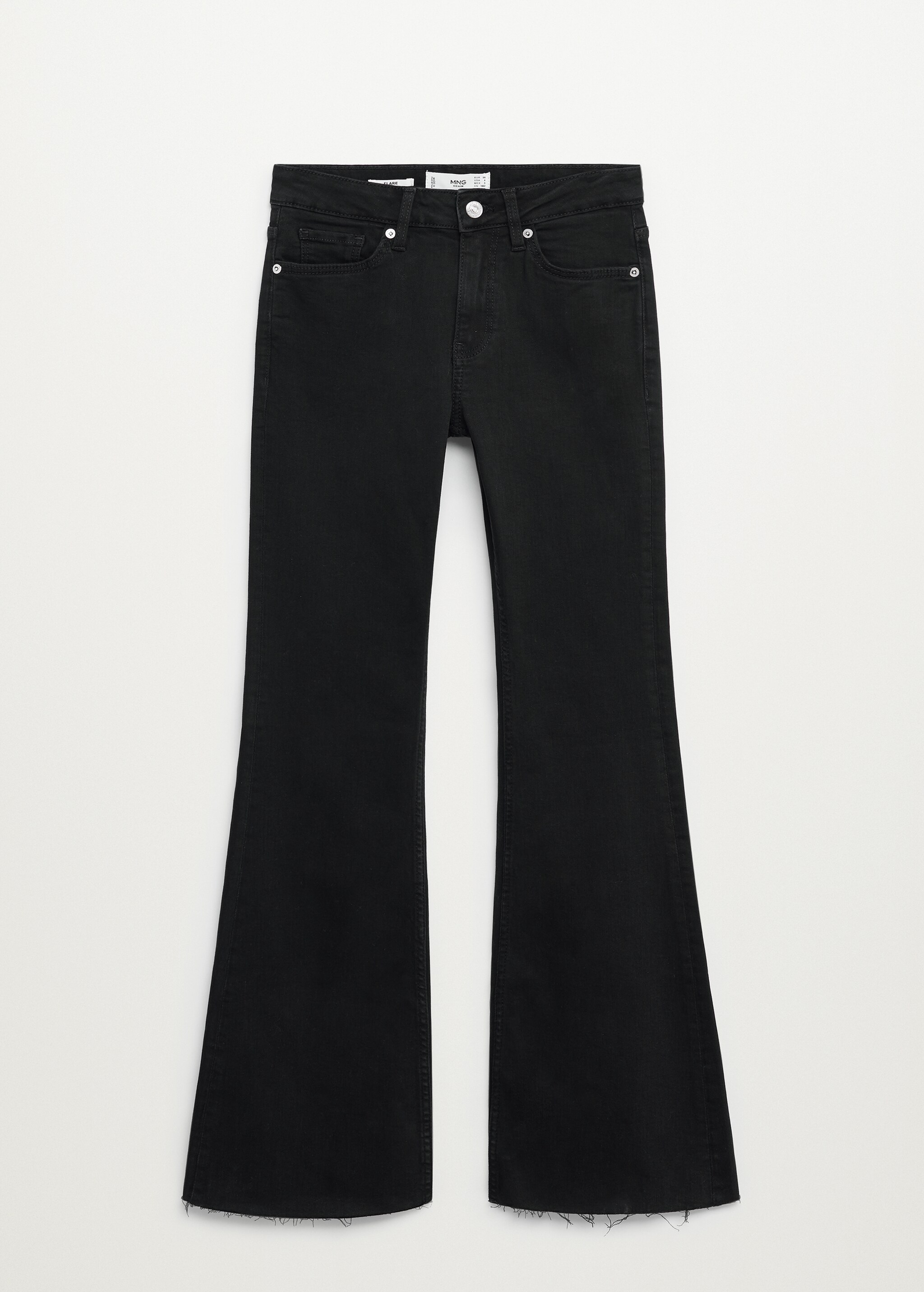 Jeans Flare tiro medio - Artículo sin modelo